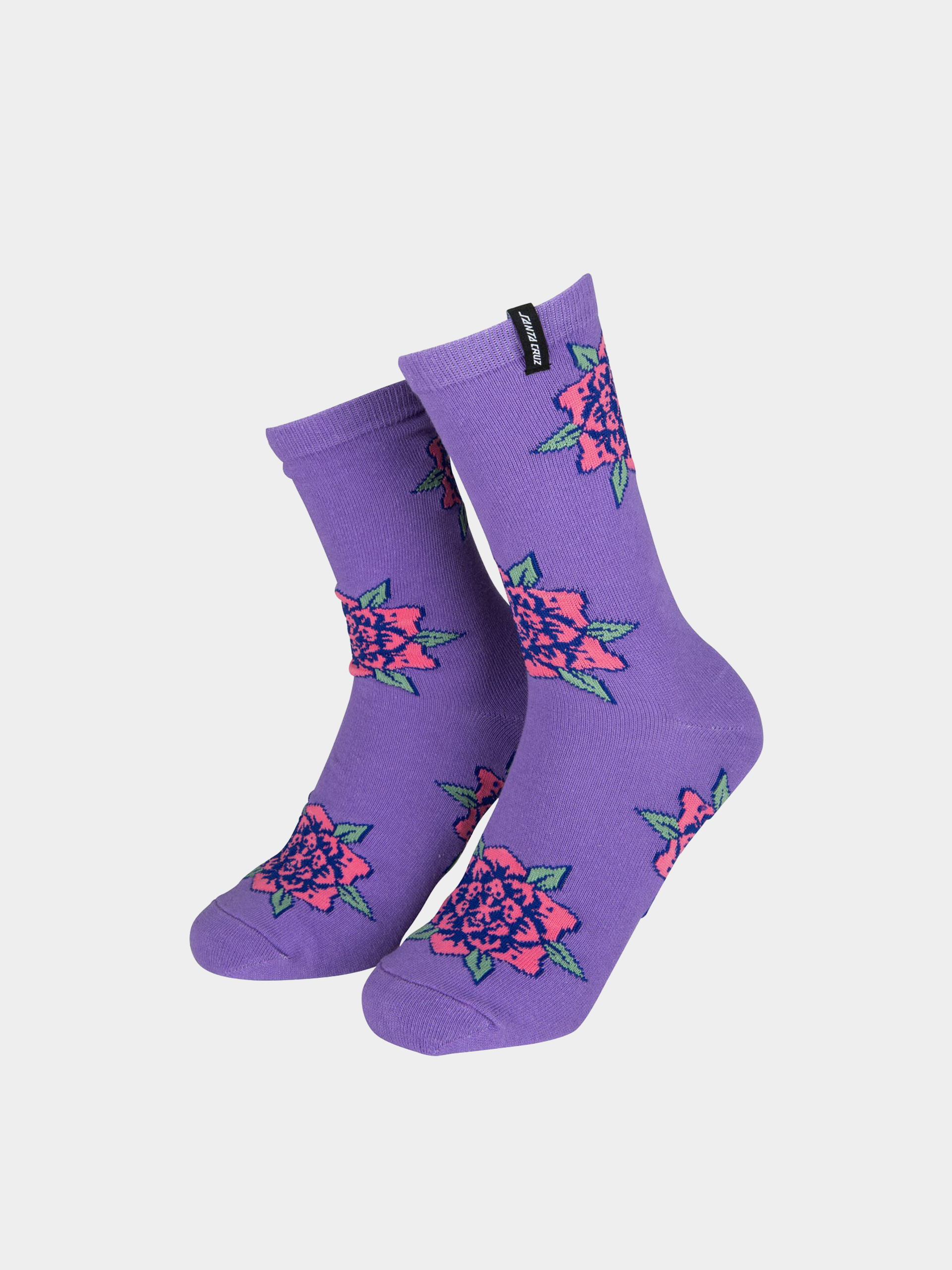 Skarpetki Santa Cruz Flower Set 2 Pack Wmn (purple/washed black)