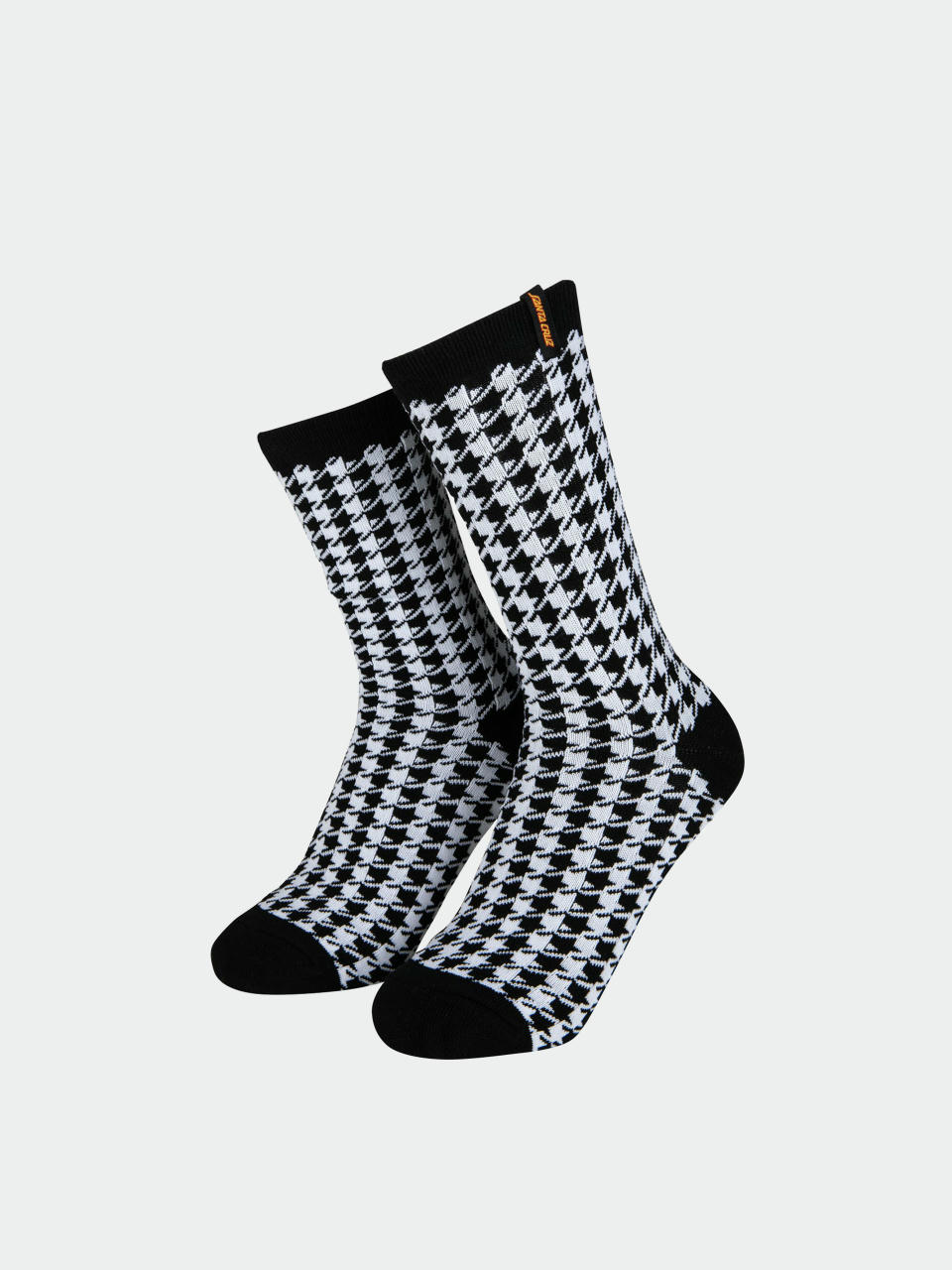 Skarpetki Santa Cruz Strip Houndstooth Wmn (black/white)