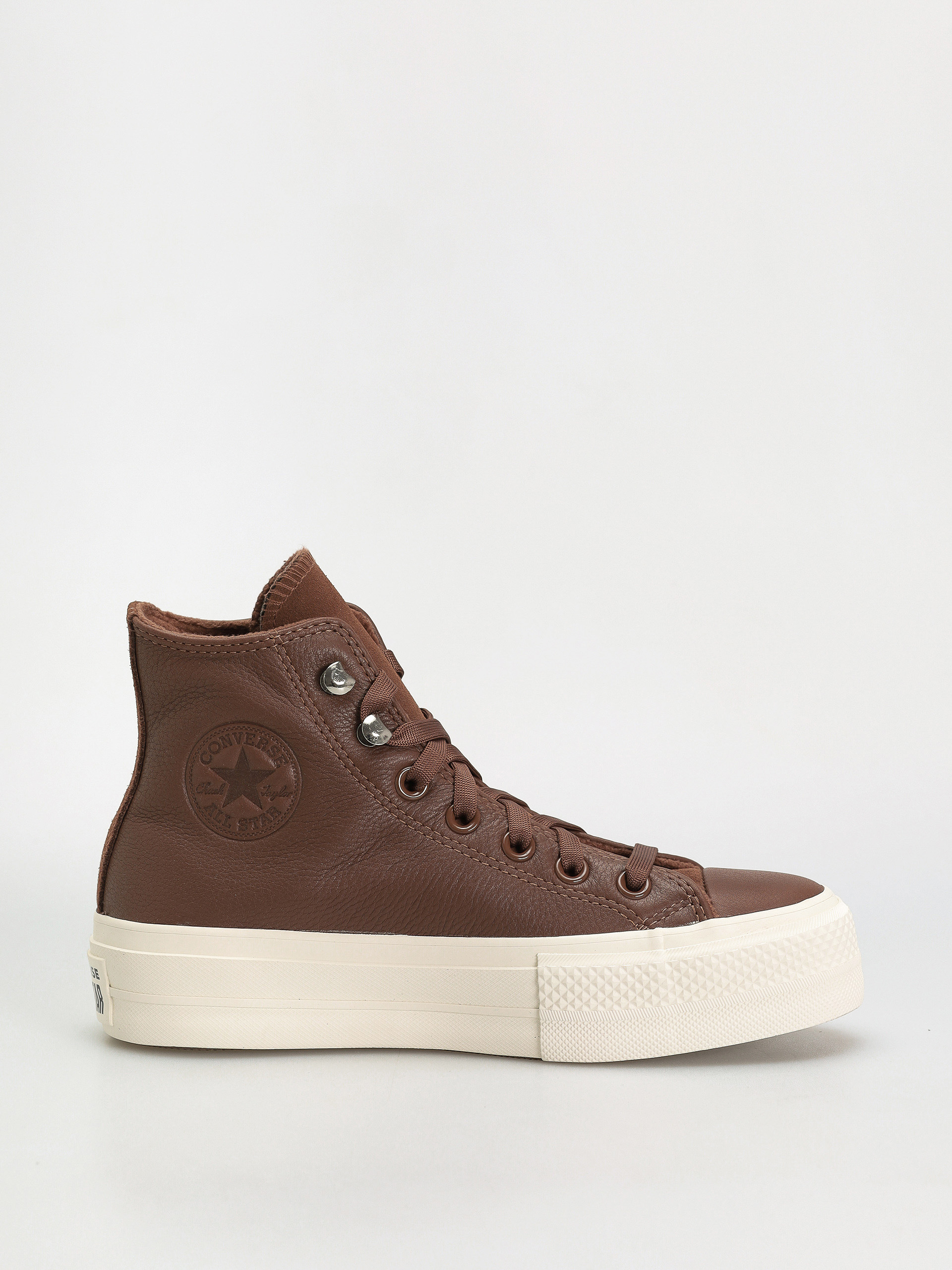 Trampki Converse Chuck Taylor All Star Lift Hi Wmn - brązowy (bear