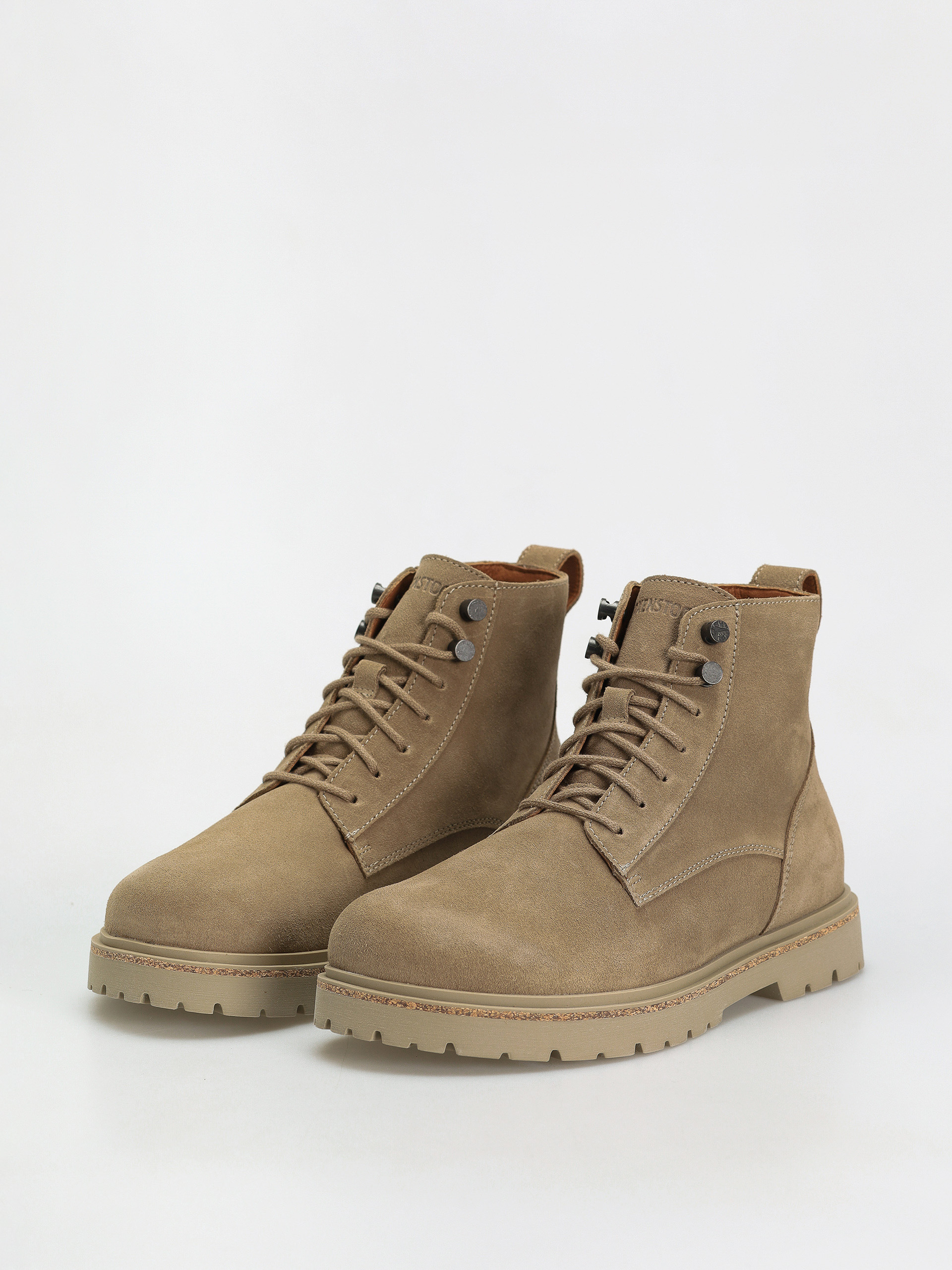 Buty Birkenstock Highwood Lace Mid Suede Leather Regular (taupe)