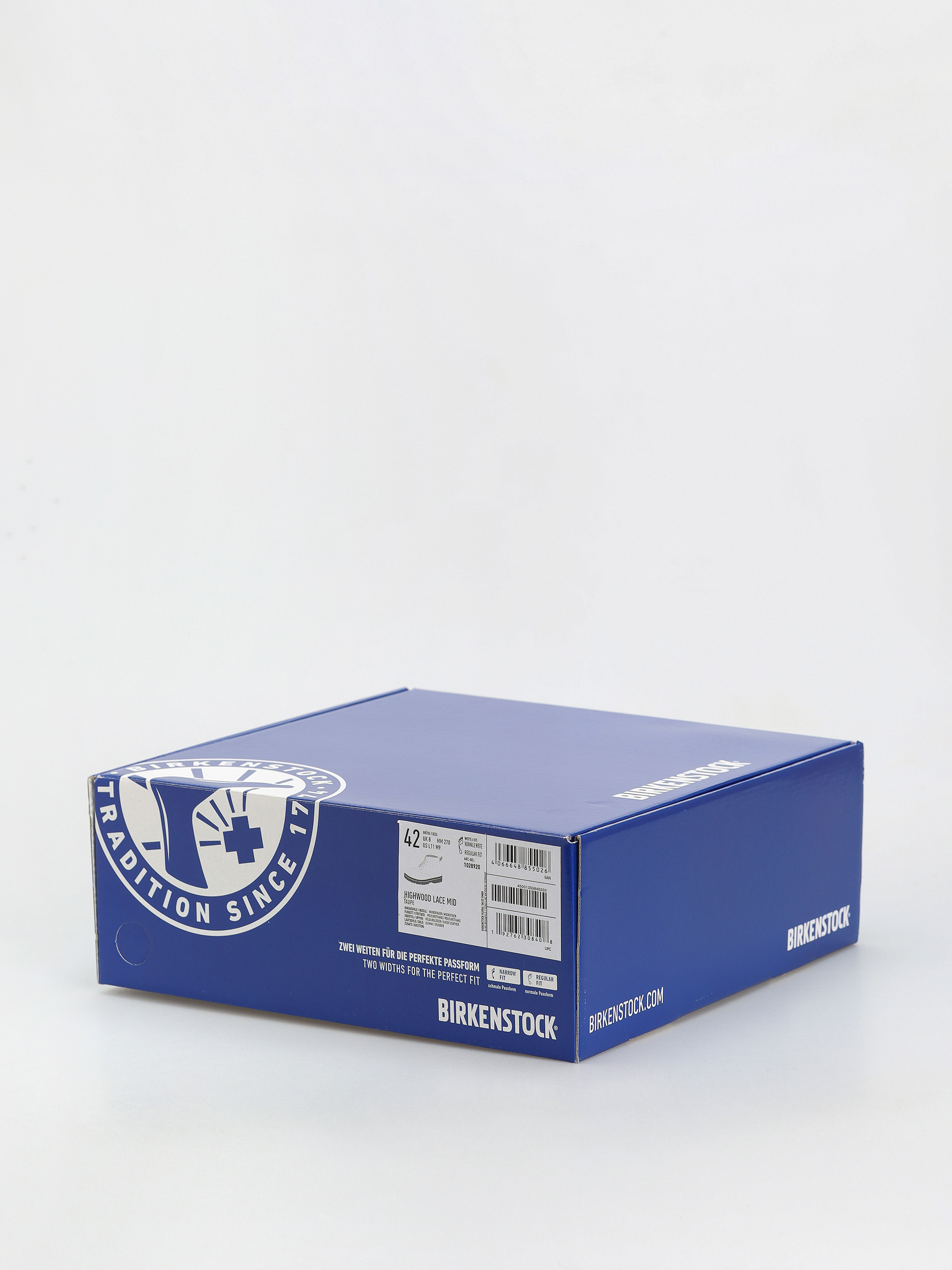 Buty Birkenstock Highwood Lace Mid Suede Leather Regular (taupe)