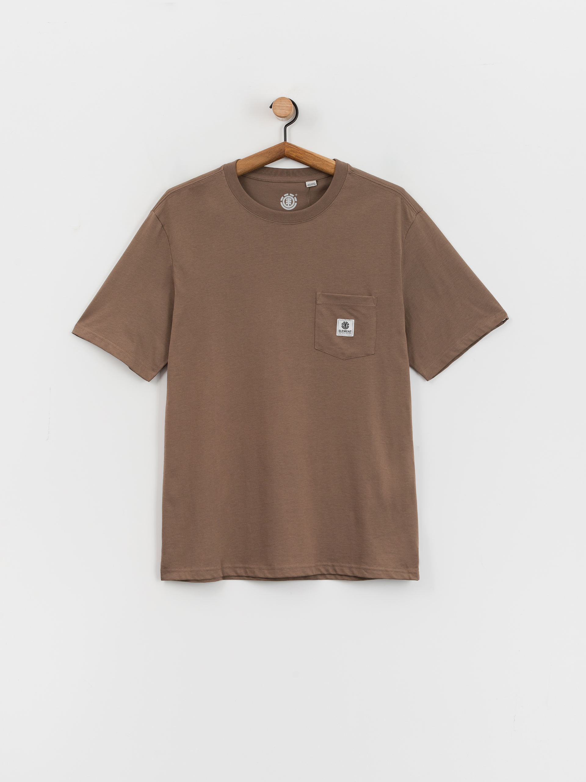 T-shirt Element Basic Pocket Label (walnut)