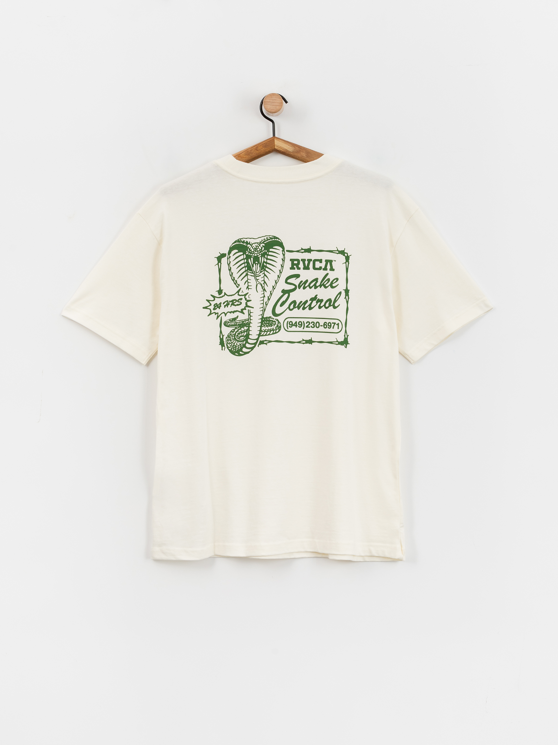 T-shirt RVCA Cobra Service (antique white)