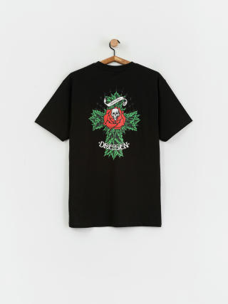 T-shirt Santa Cruz Dressen Rose Cross 2 (black)