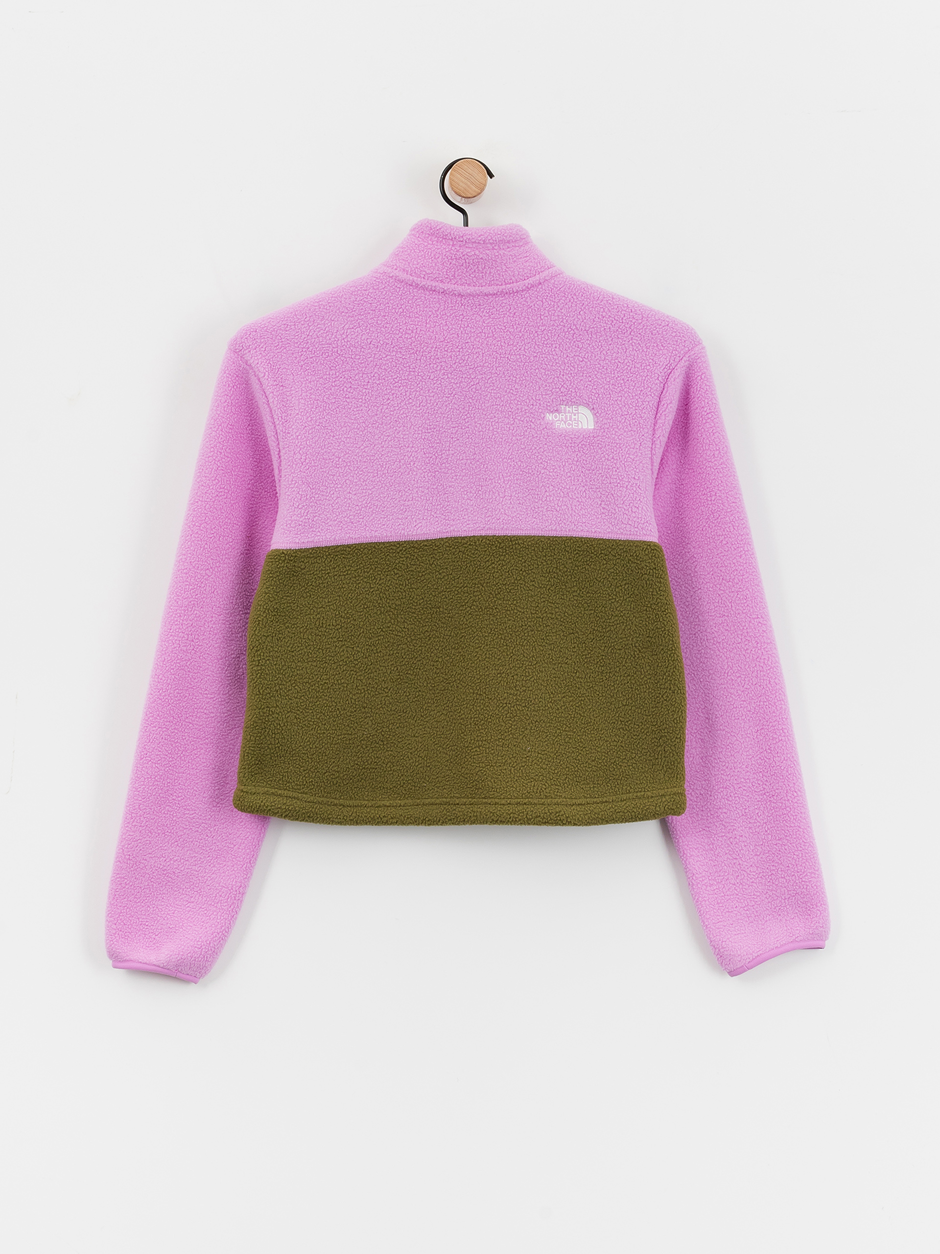 Damski Polar The North Face Yumiori 1/4 Zip (forest olive/dragonfrui)