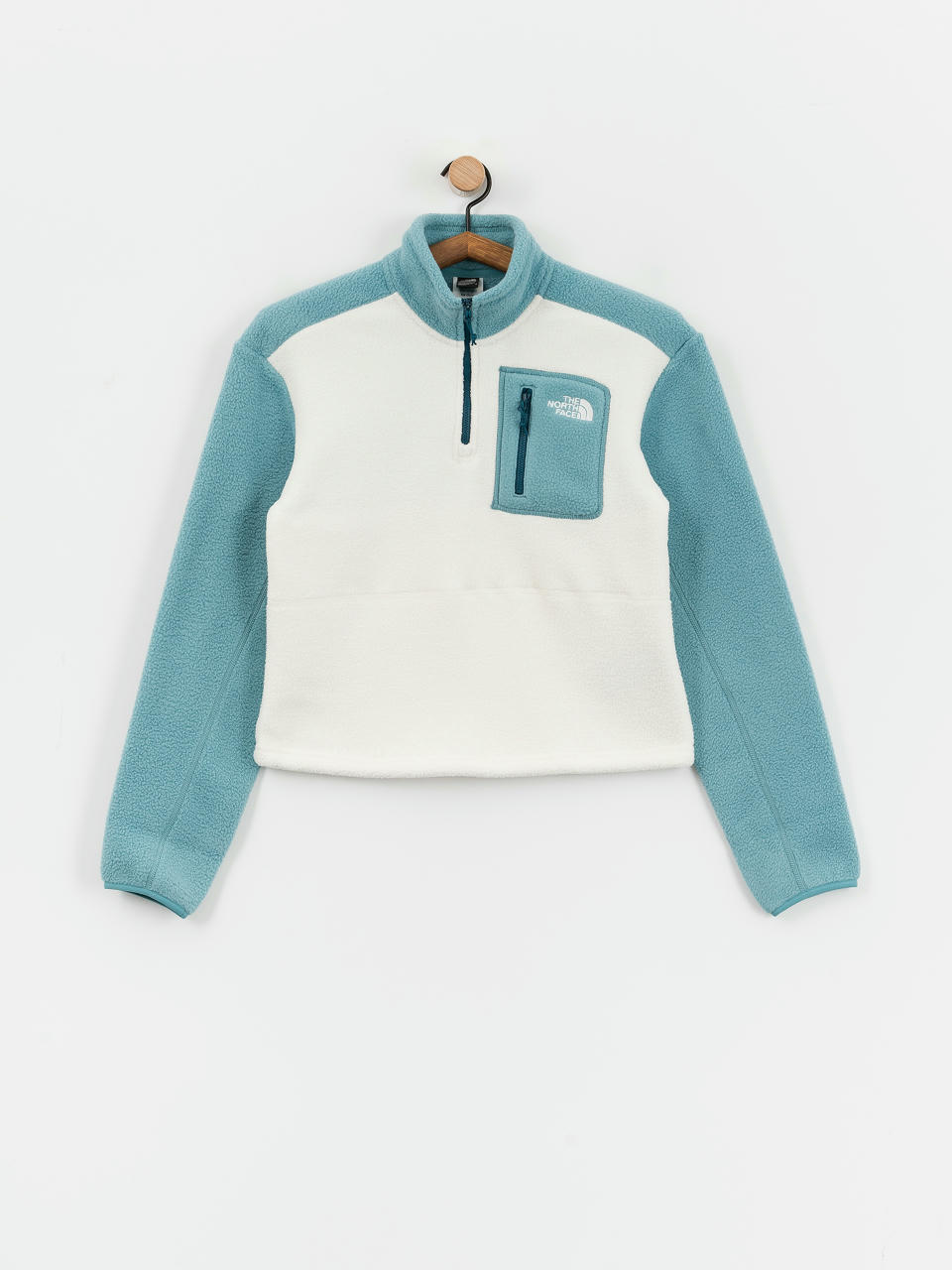 Polar The North Face Yumiori 1/4 Zip Wmn (algae blue/white dune/m)