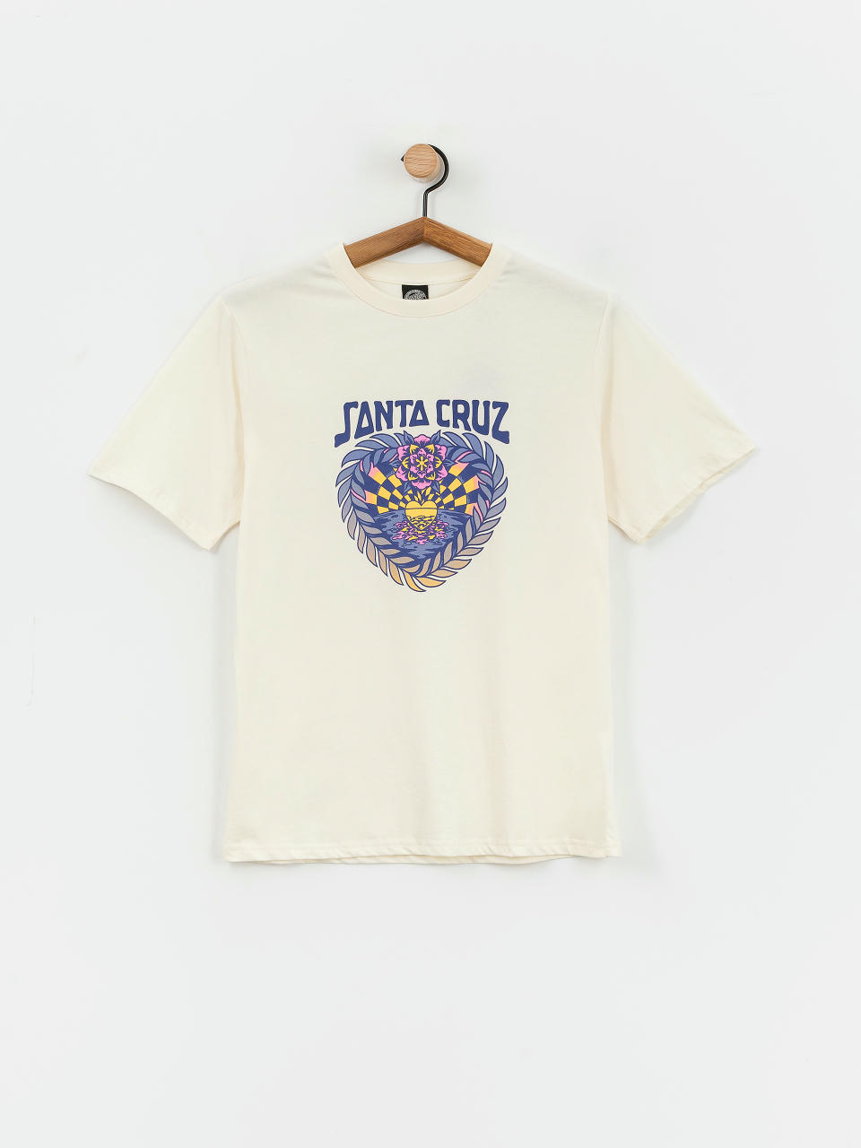 T-shirt Santa Cruz Heart Set Front Wmn (off white)