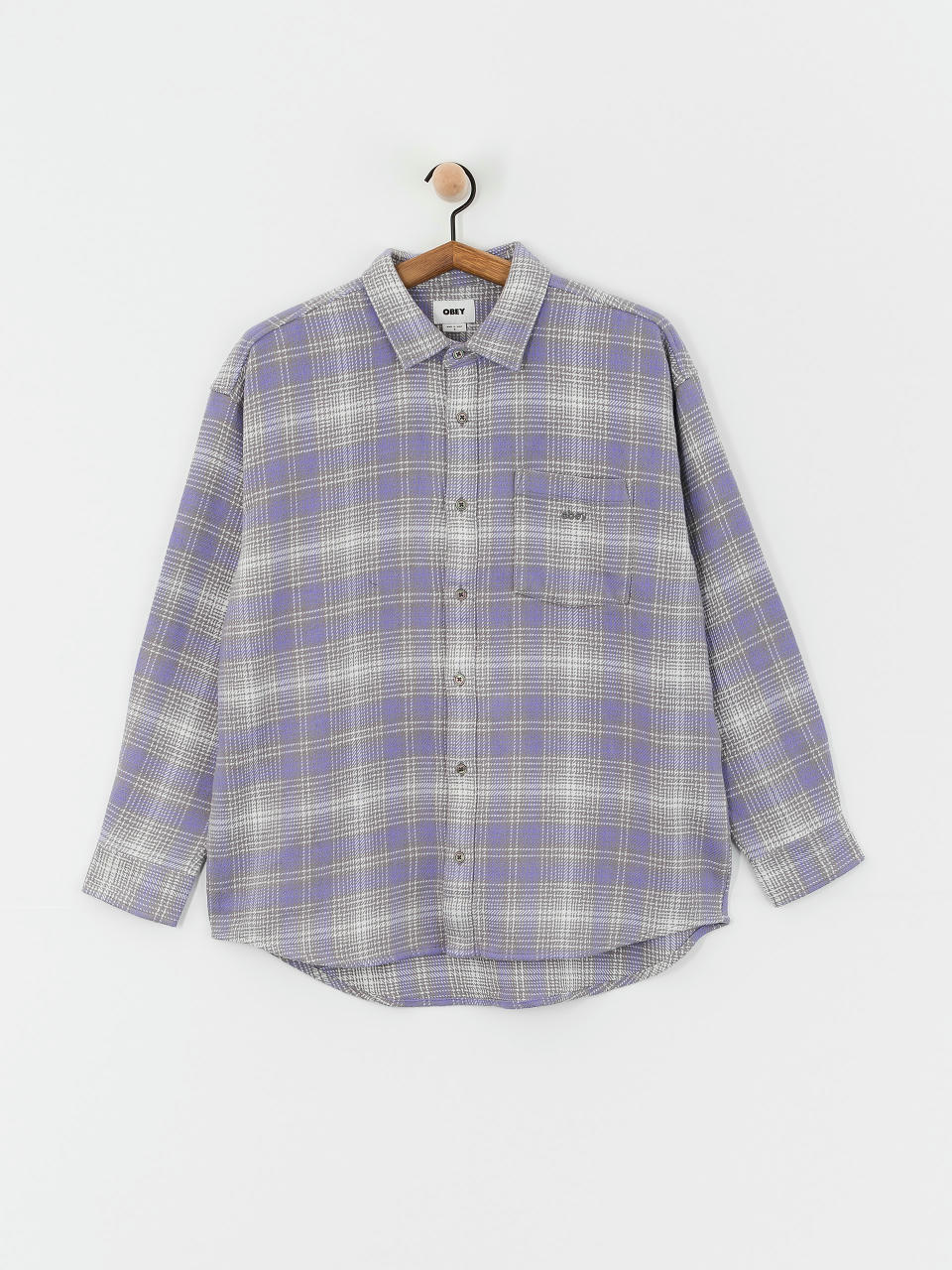 Koszula OBEY Belmont Plaid Wmn (aster purple)