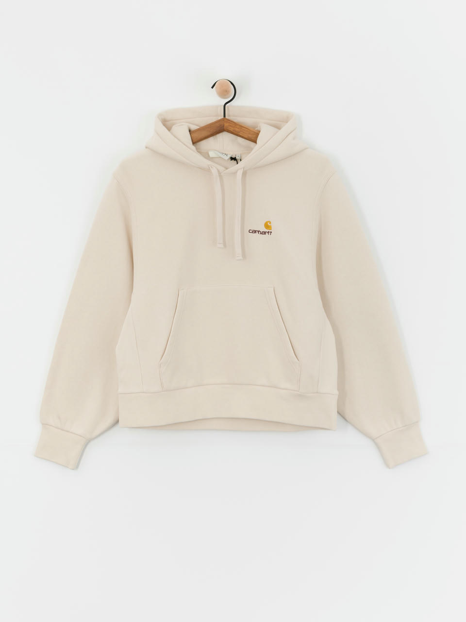 Bluza z kapturem Carhartt WIP American Script HD Wmn (moonbeam)