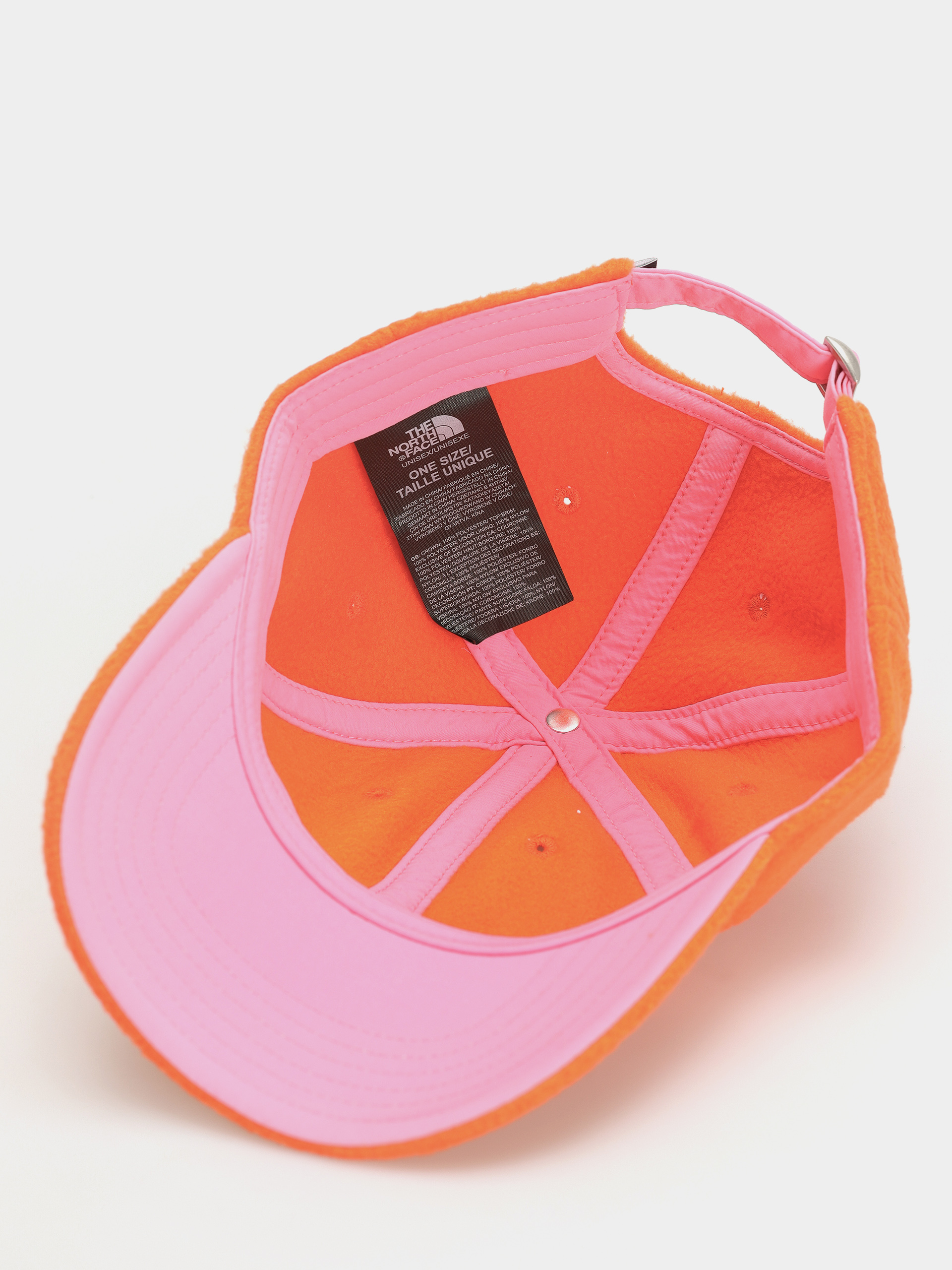 Czapka z daszkiem The North Face Denali Norm (red orange/gamma pink)