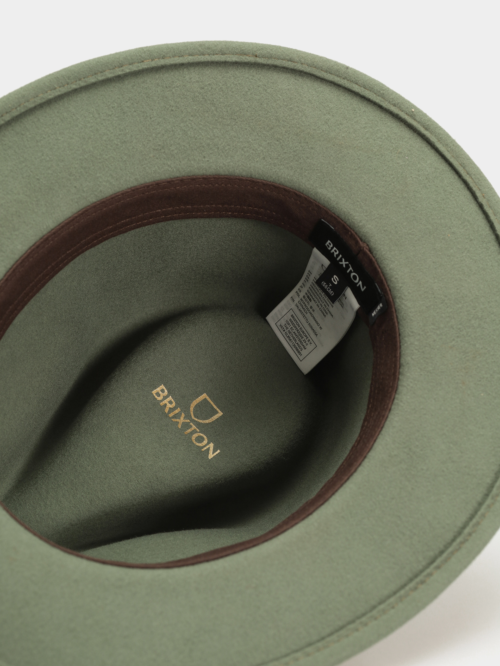 Kapelusz Brixton Messer Fedora (light moss)