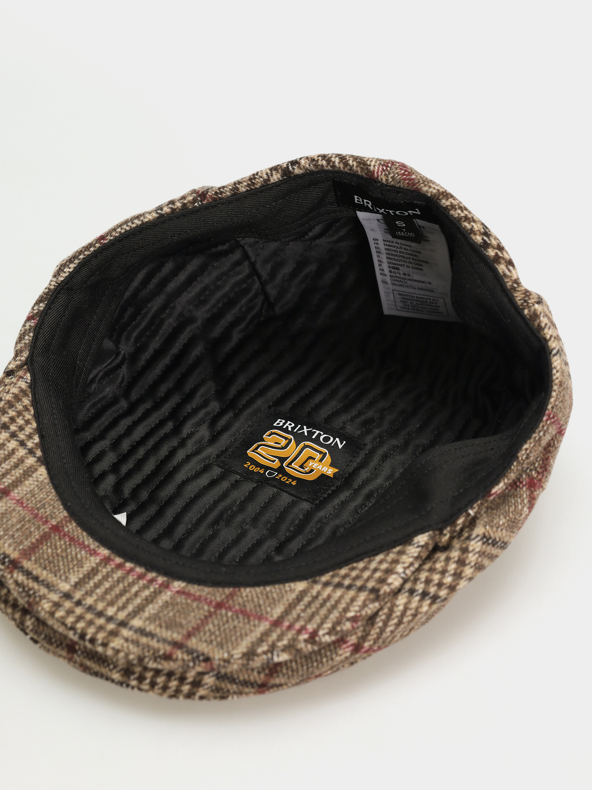 Czapka z daszkiem Brixton 20Th Anniversary Hooligan Snap (brown plaid)