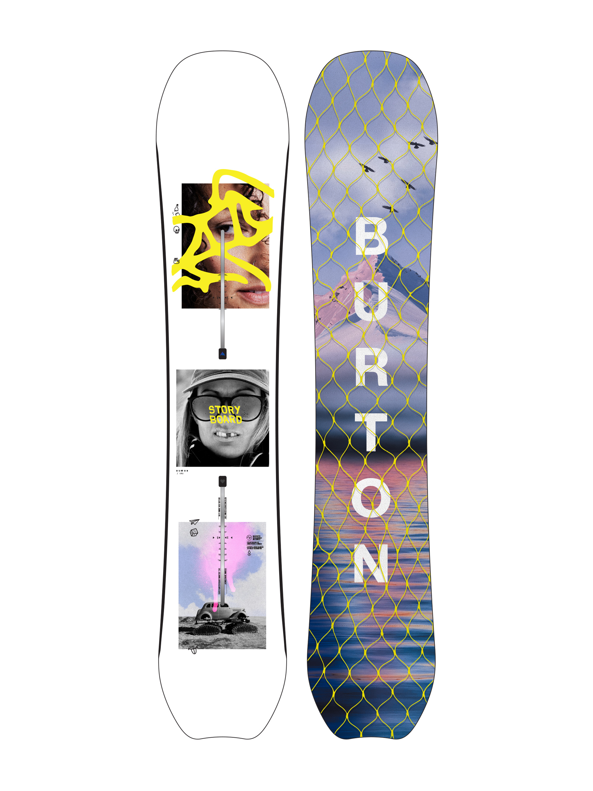 バートン　ボード　146 BURTON (バートン) スノーボード 146cm ブラック スプリット