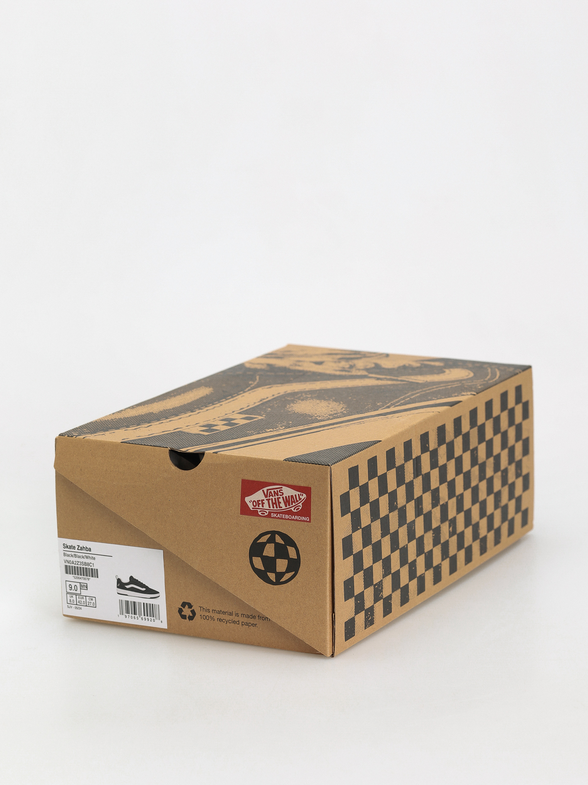 Buty Vans Skate Zahba (black/black/white)