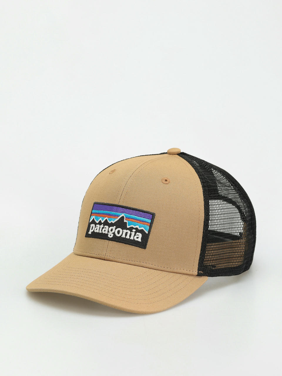 Czapka z daszkiem Patagonia P 6 Logo Trucker (grayling brown)