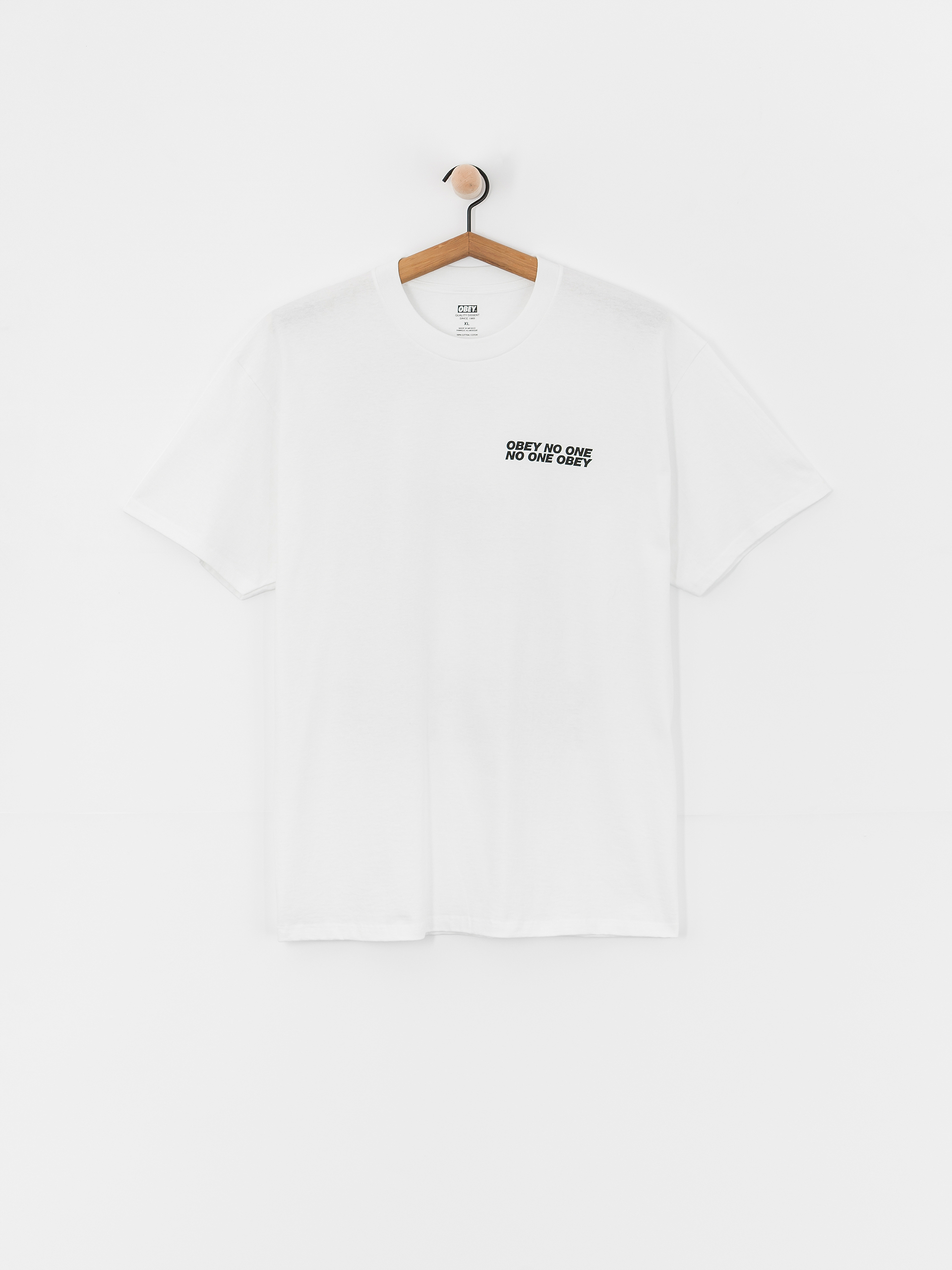 T-shirt OBEY No One Obey (white)