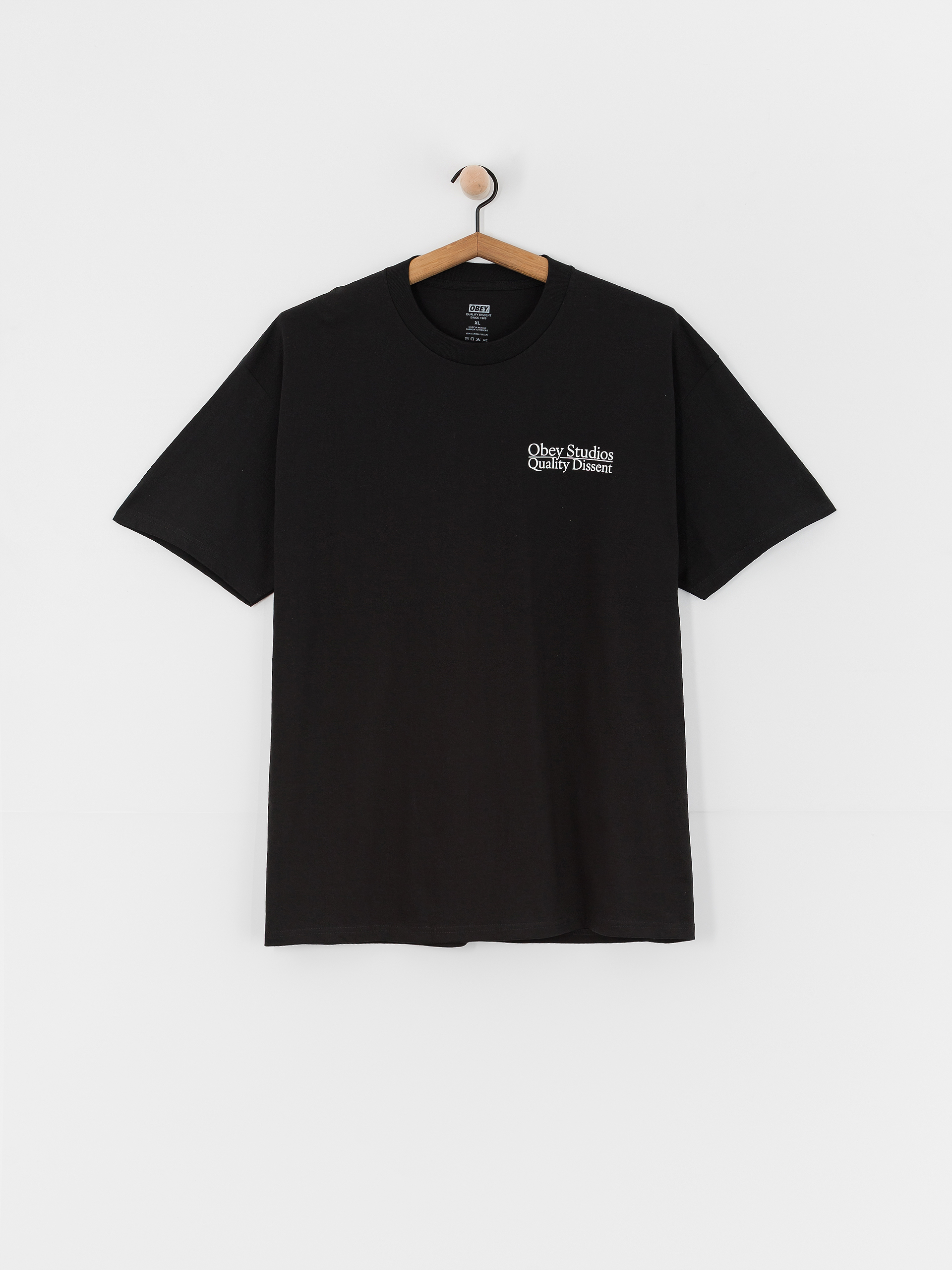 T-shirt OBEY Studios Quality Dissent (black)