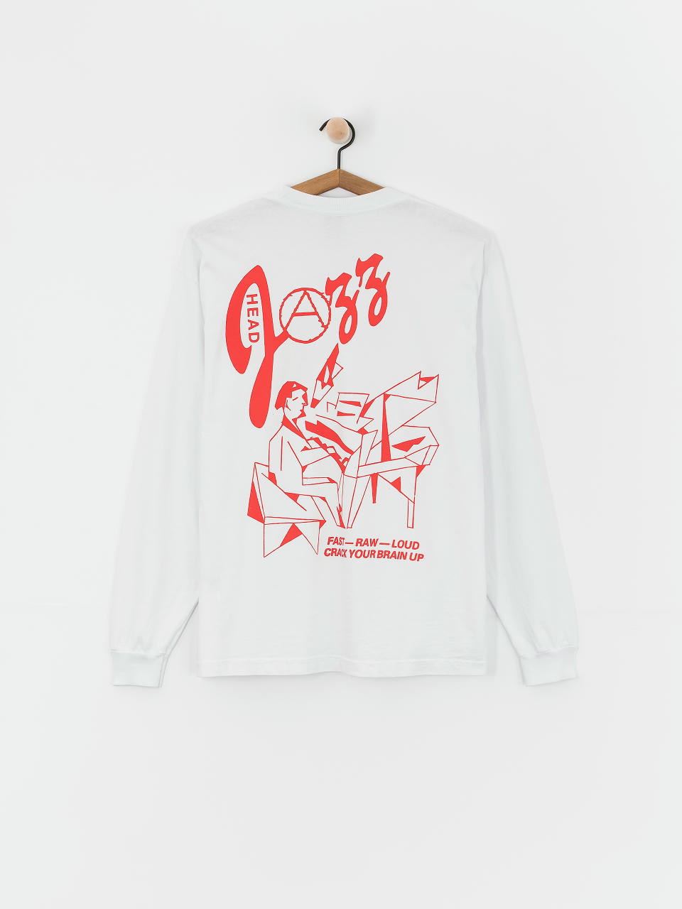 Longsleeve OBEY Jazz Head (white)