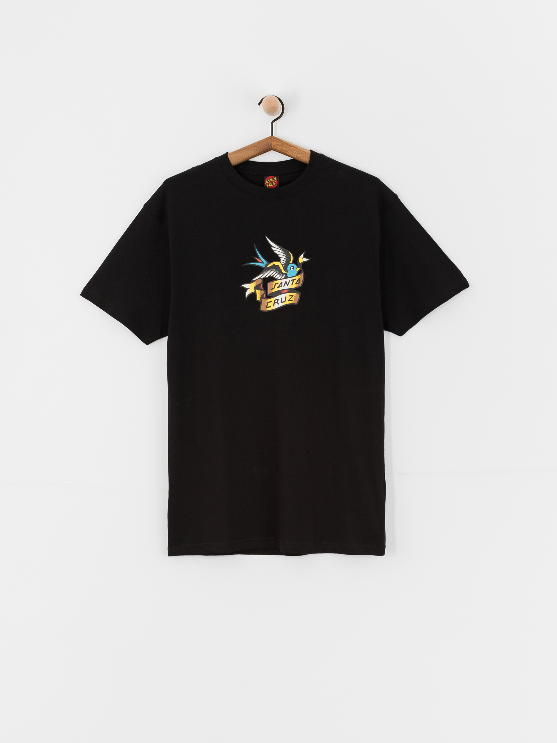 T-shirt Santa Cruz Sommer Sparrow Front (black)