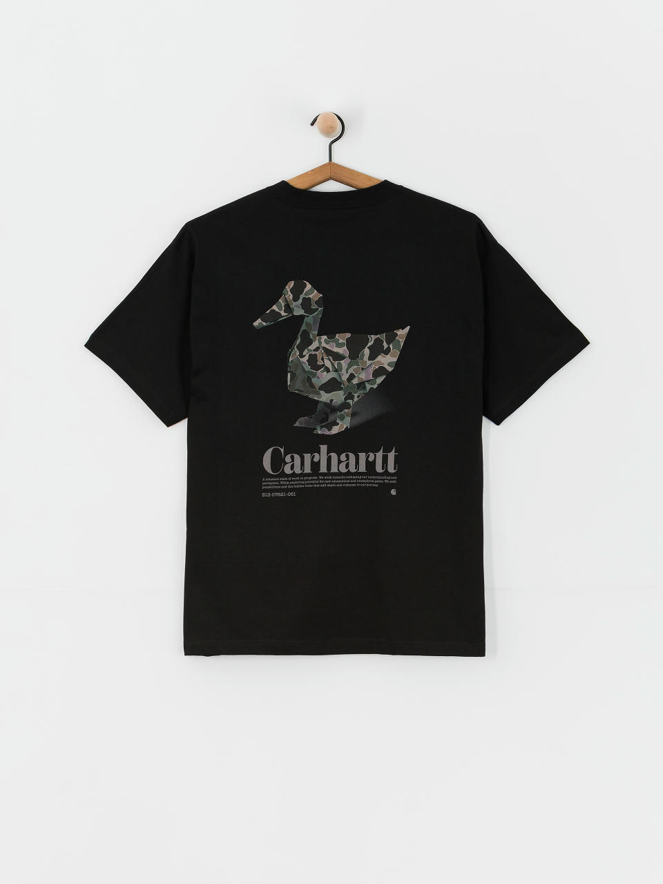 T-shirt Carhartt WIP Fold Duck (black)