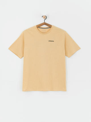 T-shirt Patagonia P 6 Logo Responsibili (beeswax tan)