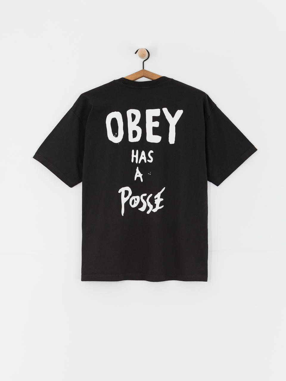 T-shirt OBEY Has A Posse (vintage black)