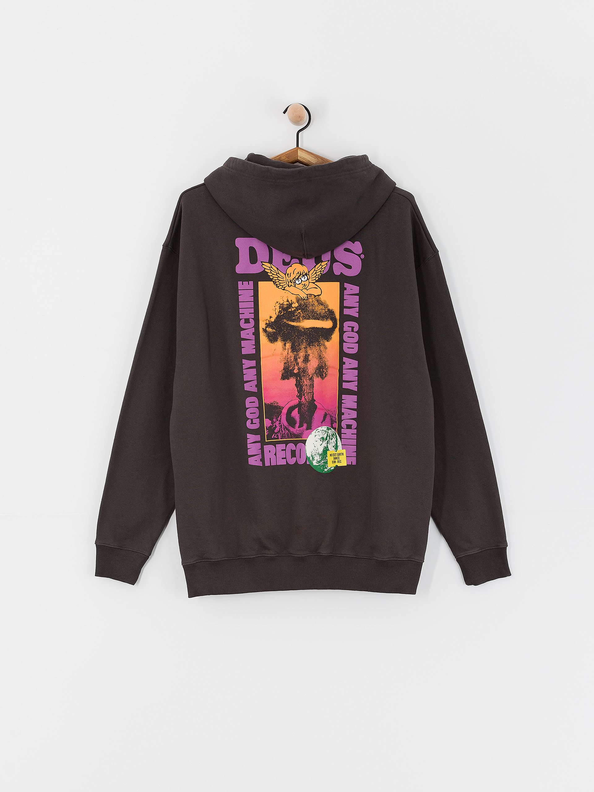 Bluza z kapturem Deus Ex Machina Angel Energy HD (anthracite)