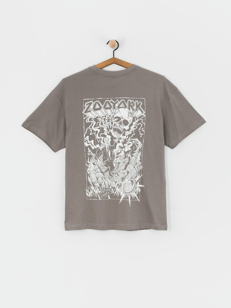 T-shirt Zoo York Archive (grey)