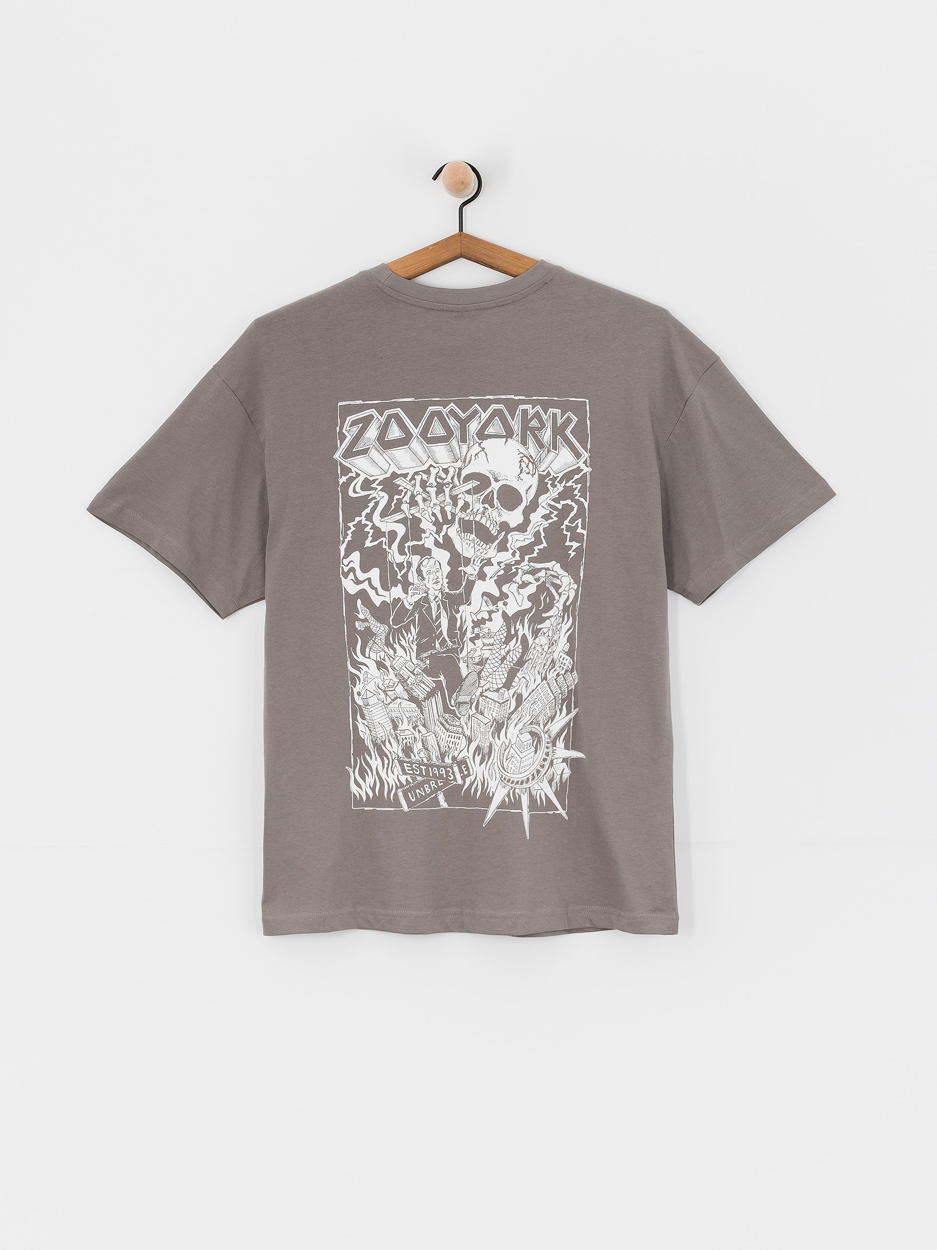 T-shirt Zoo York Archive (grey)