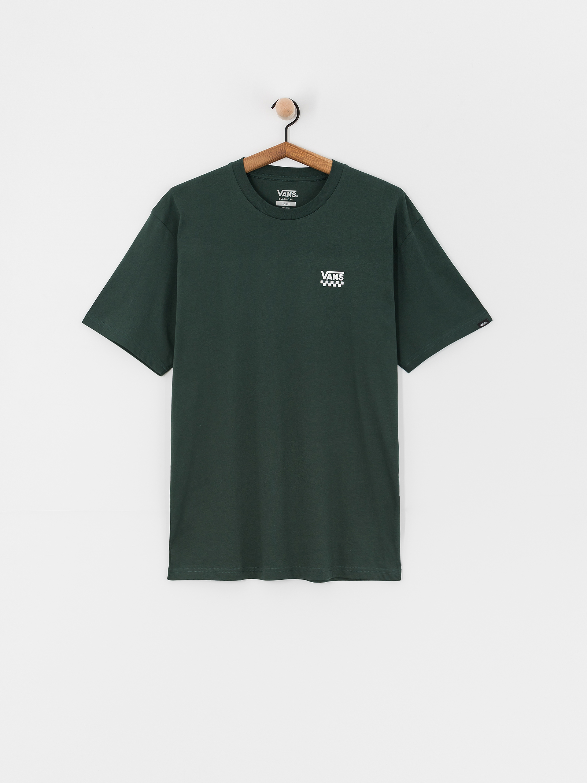 T-shirt Vans Left Chest Logo II (green gables)