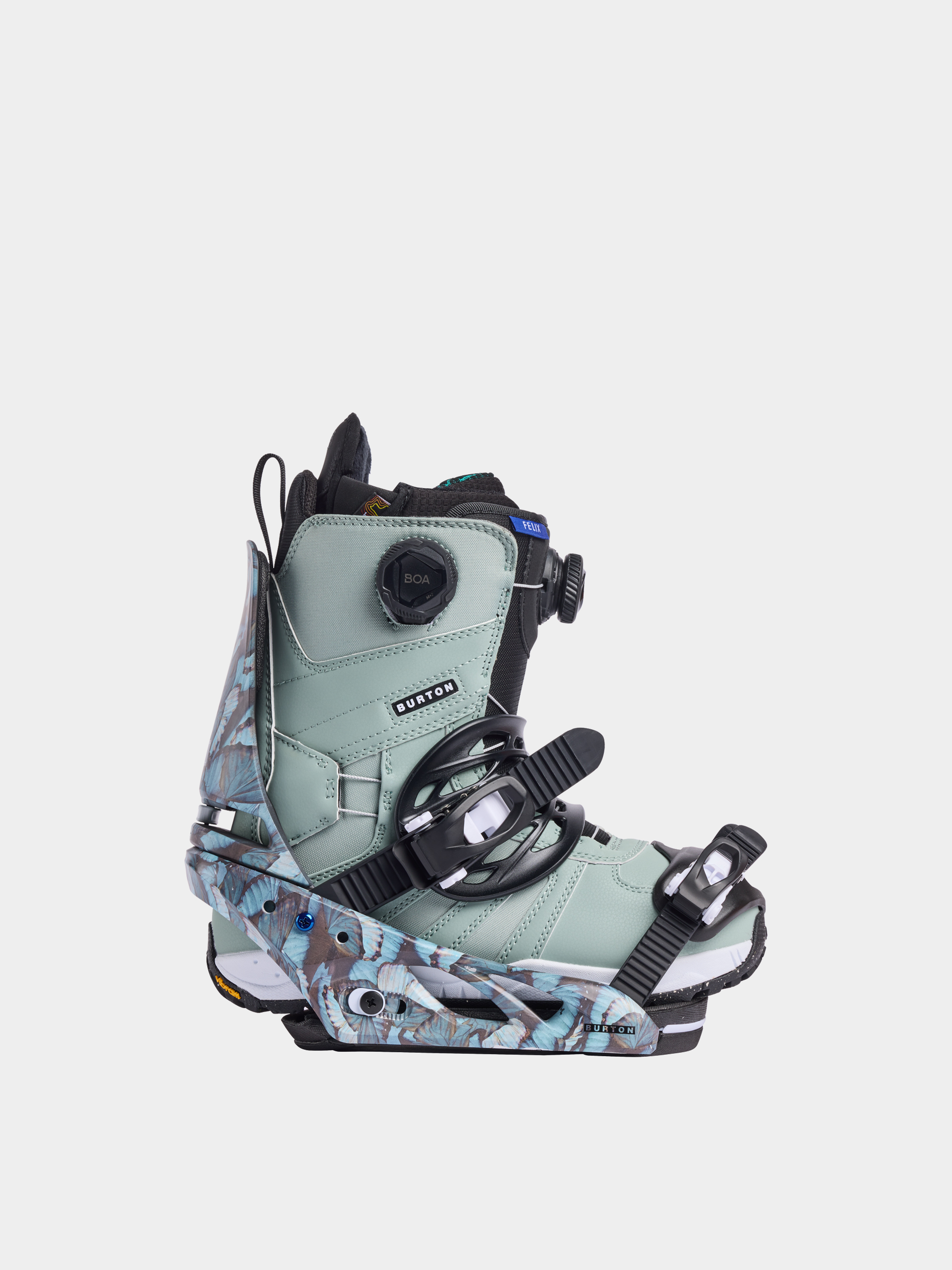 Damskie Wiązania snowboardowe Burton Lexa (blue butterflies)