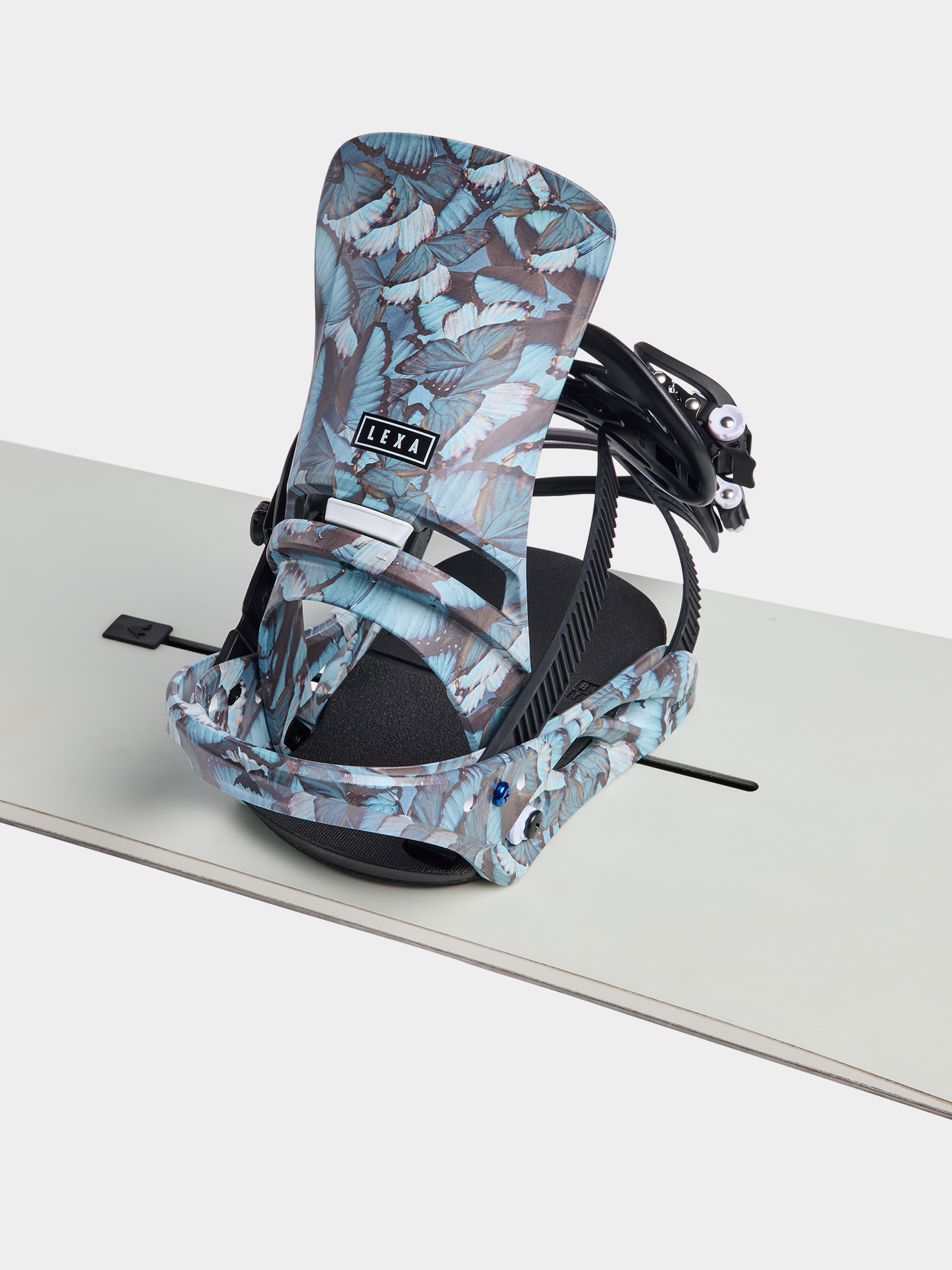 Damskie Wiązania snowboardowe Burton Lexa (blue butterflies)
