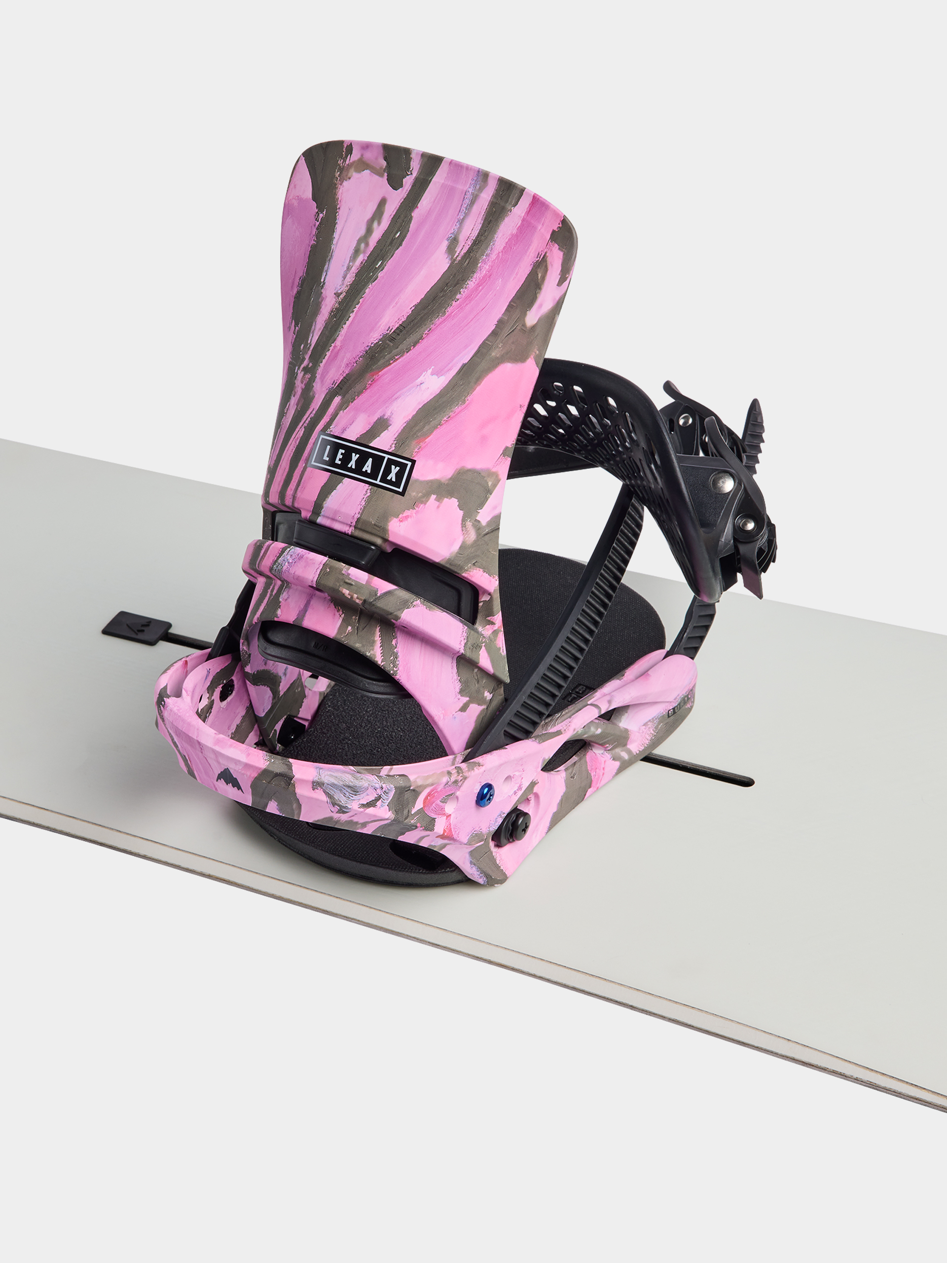 Damskie Wiązania snowboardowe Burton Lexa X (gray/pink)