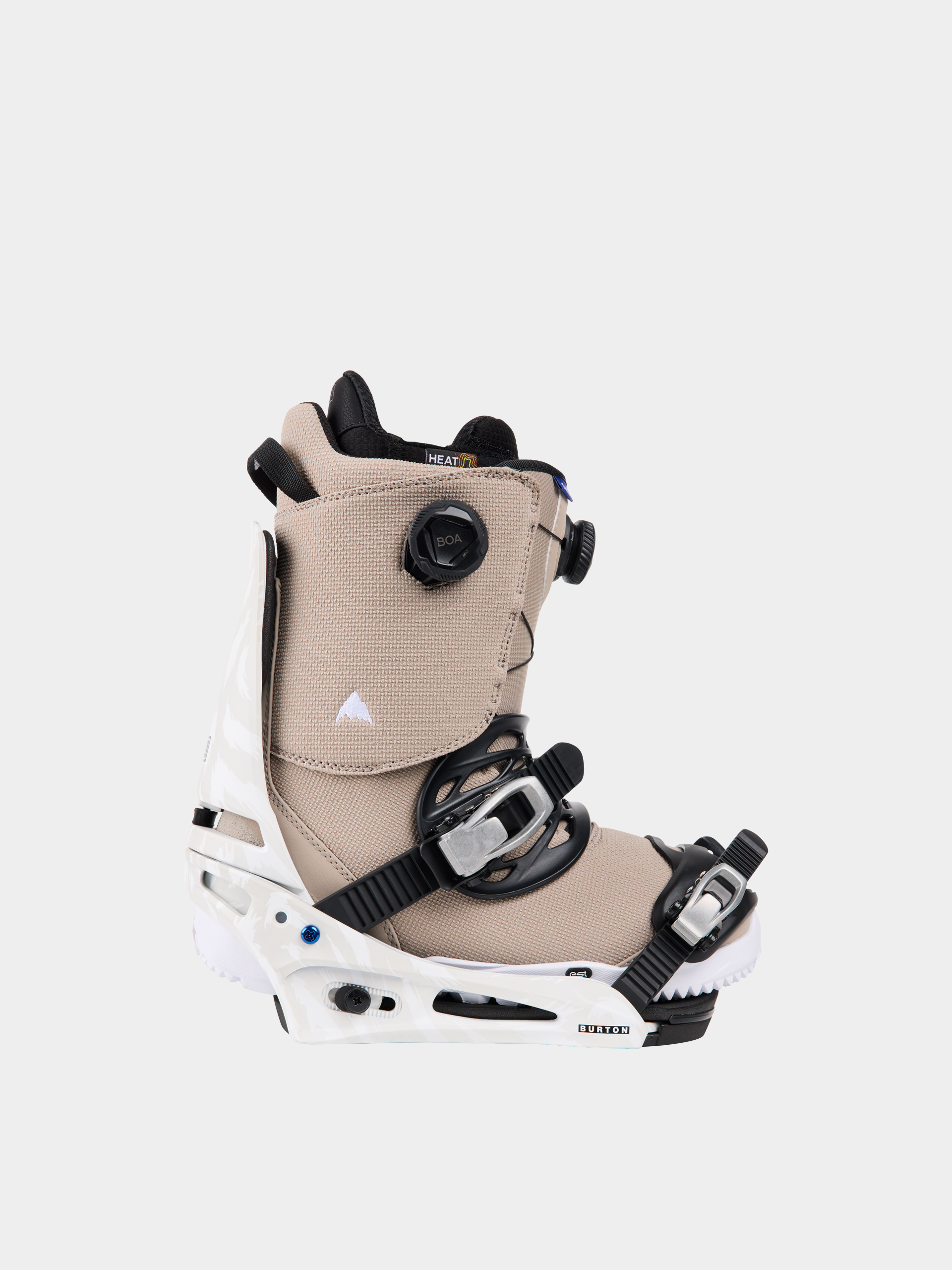 Męskie Wiązania snowboardowe Burton Cartel (gray/white)