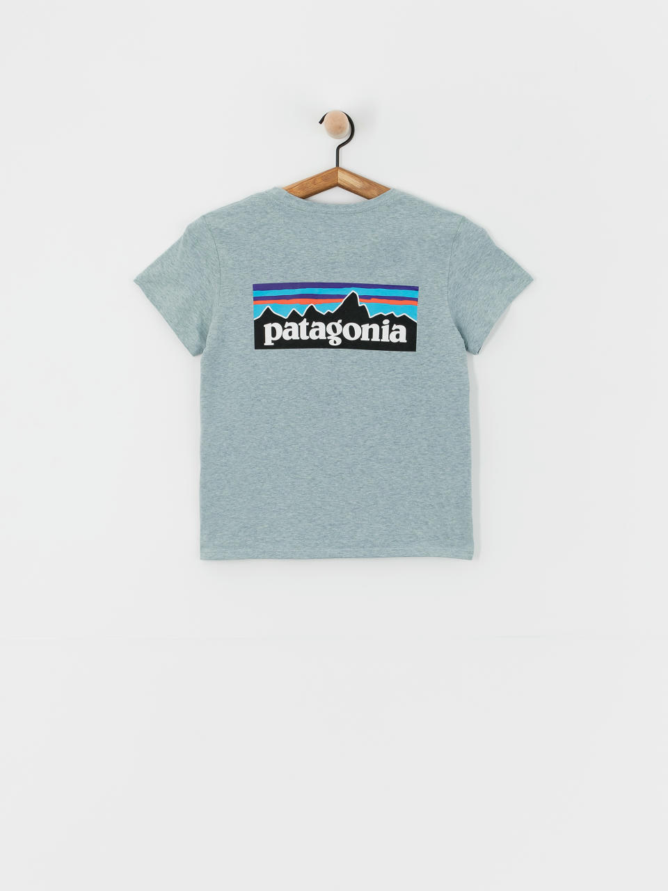 T-shirt Patagonia P-6 Logo Responsibili Wmn (thermal blue)