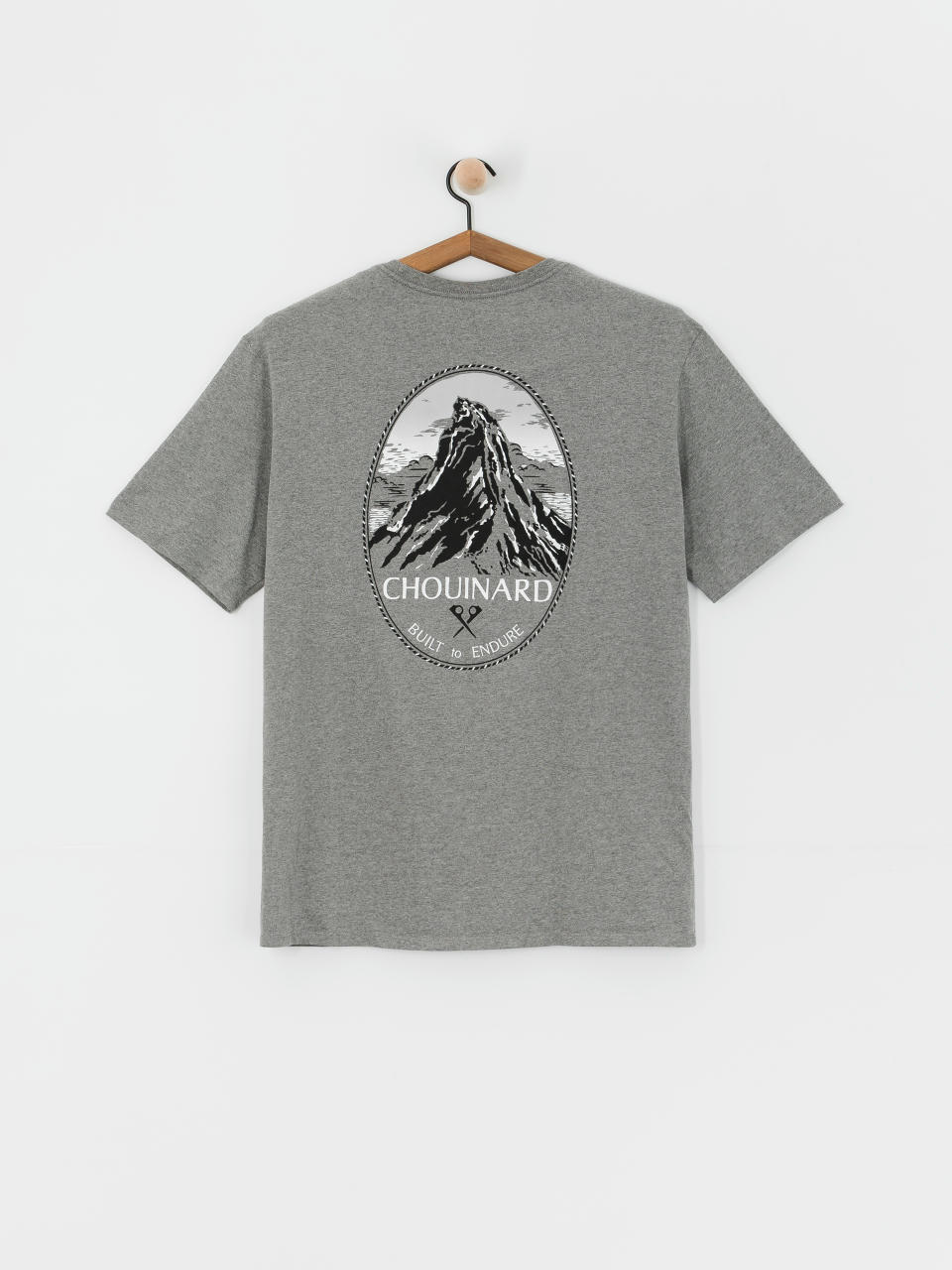 T-shirt Patagonia Chouinard Crest Pocket Responsibili (gravel heather)