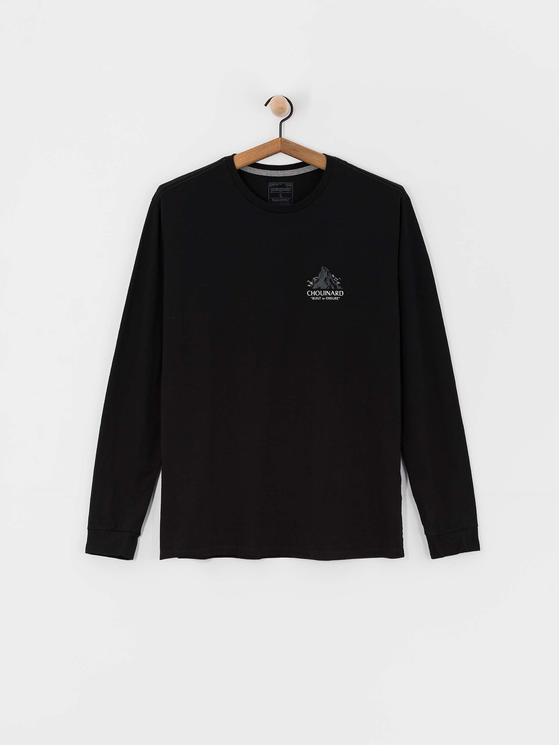 送料無料の商品 Longsleeve (black) czarny - Responsibili Logo 6 P Patagonia Clothing
