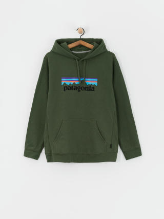 Bluza z kapturem Patagonia P-6 Logo Uprisal HD (torrey pine green)