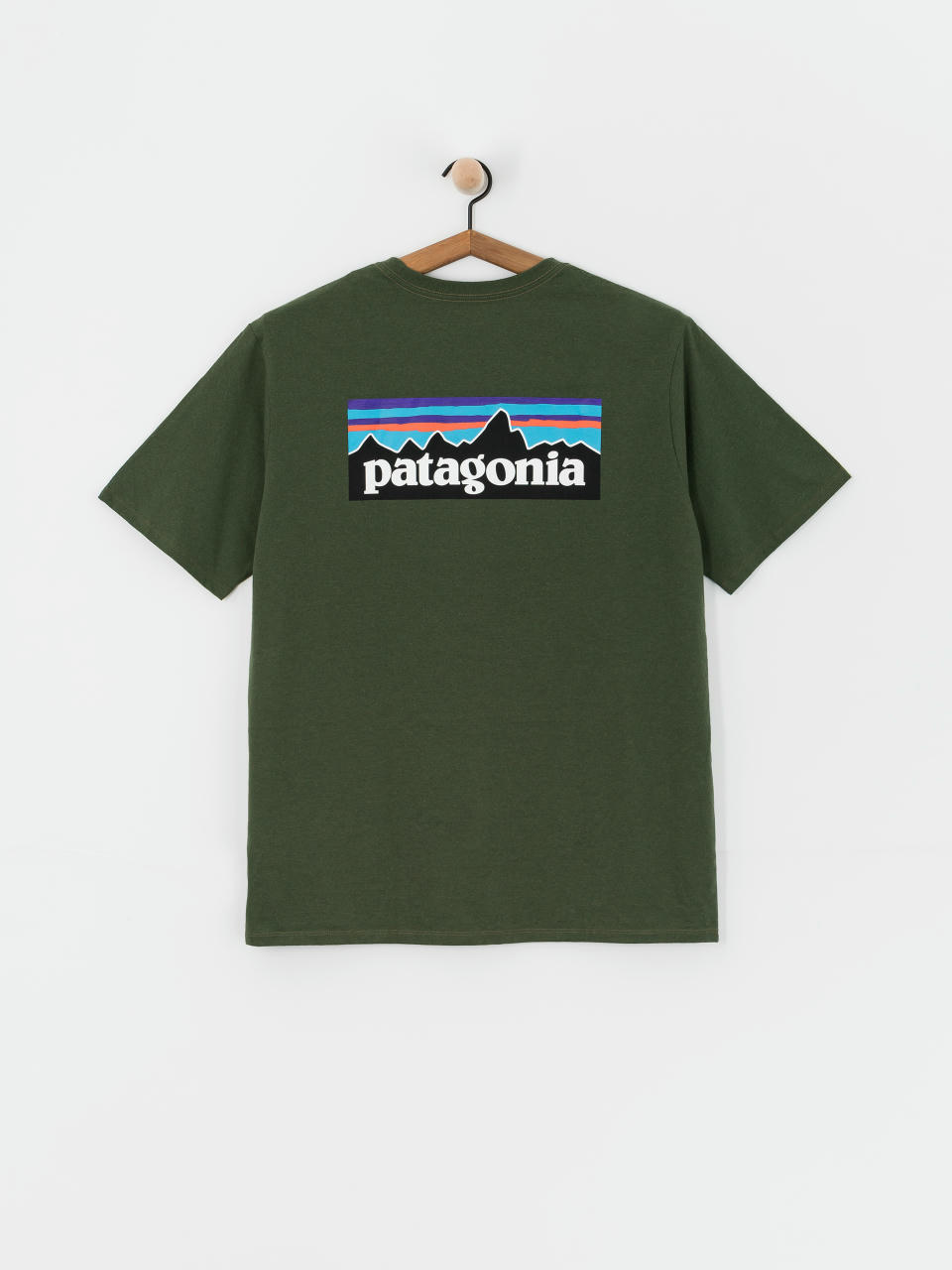 T-shirt Patagonia P 6 Logo Responsibili (torrey pine green)