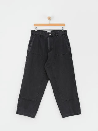 Spodnie OBEY Bigwig Denim Carpenter (black faded wash)