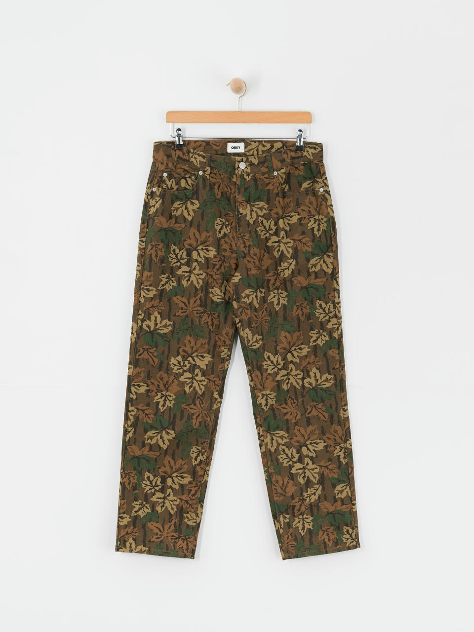 Spodnie OBEY Hardwork Printed Denim (mulled basil multi)