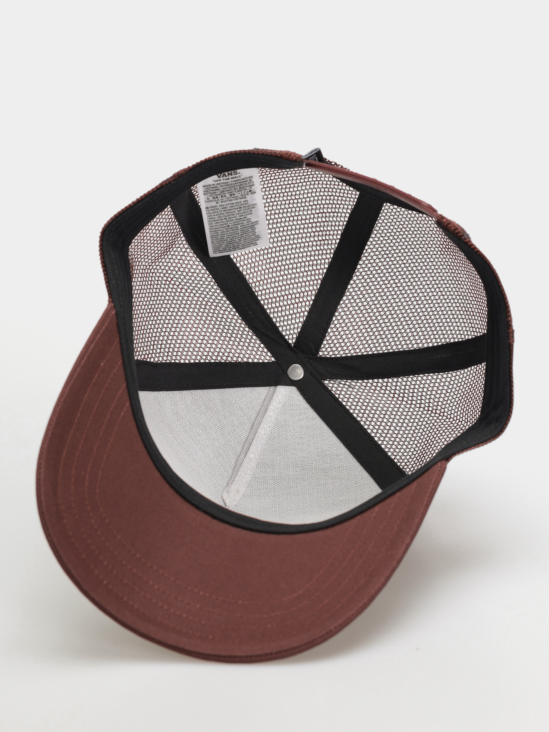 Czapka z daszkiem Vans Spray On Trucker (bitter chocolate)