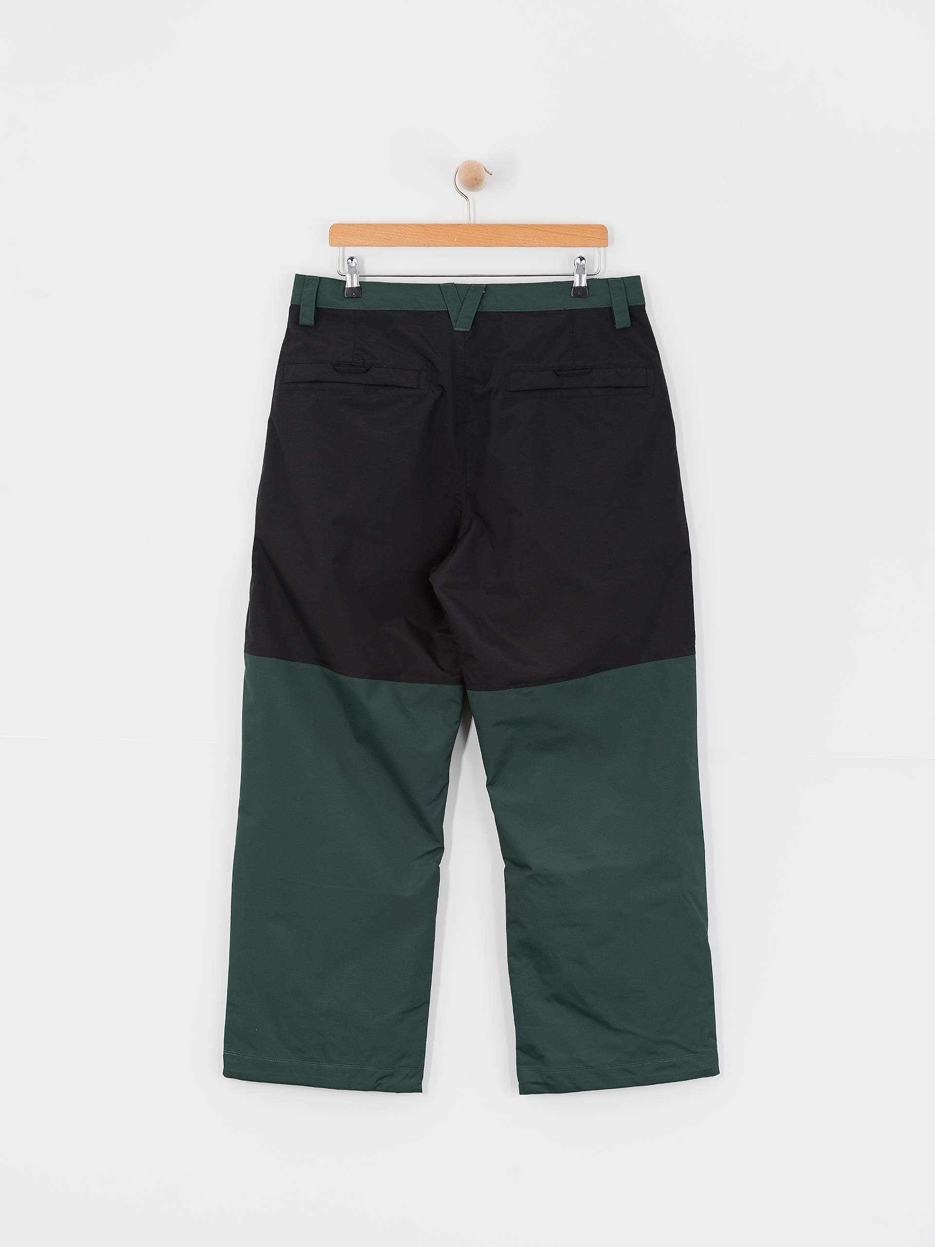 Męskie Spodnie snowboardowe Vans Mte Hellbound (black/green gables)