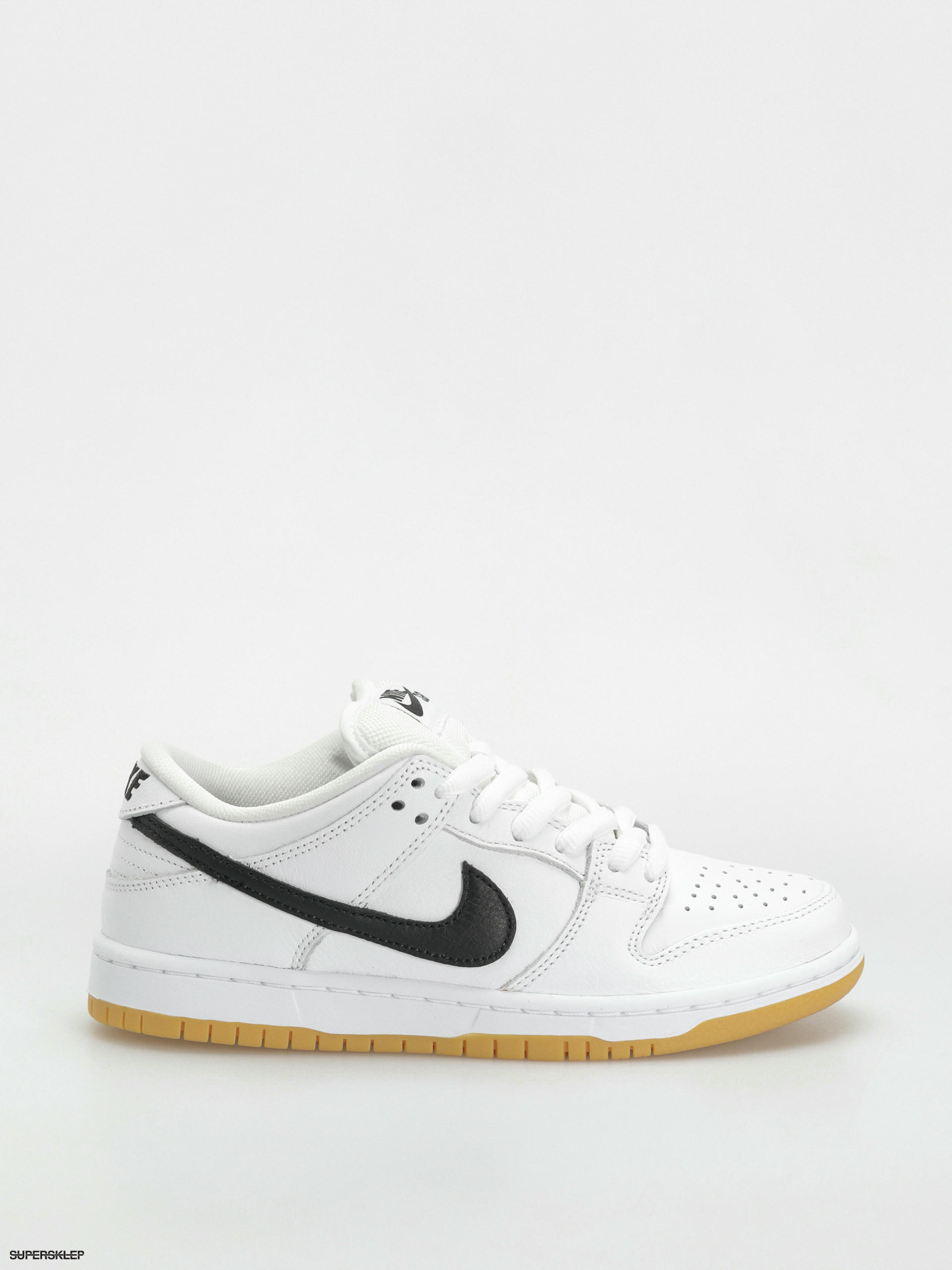 Buty Nike SB Dunk Low Pro Aa - biały (white/black white gum light brown)