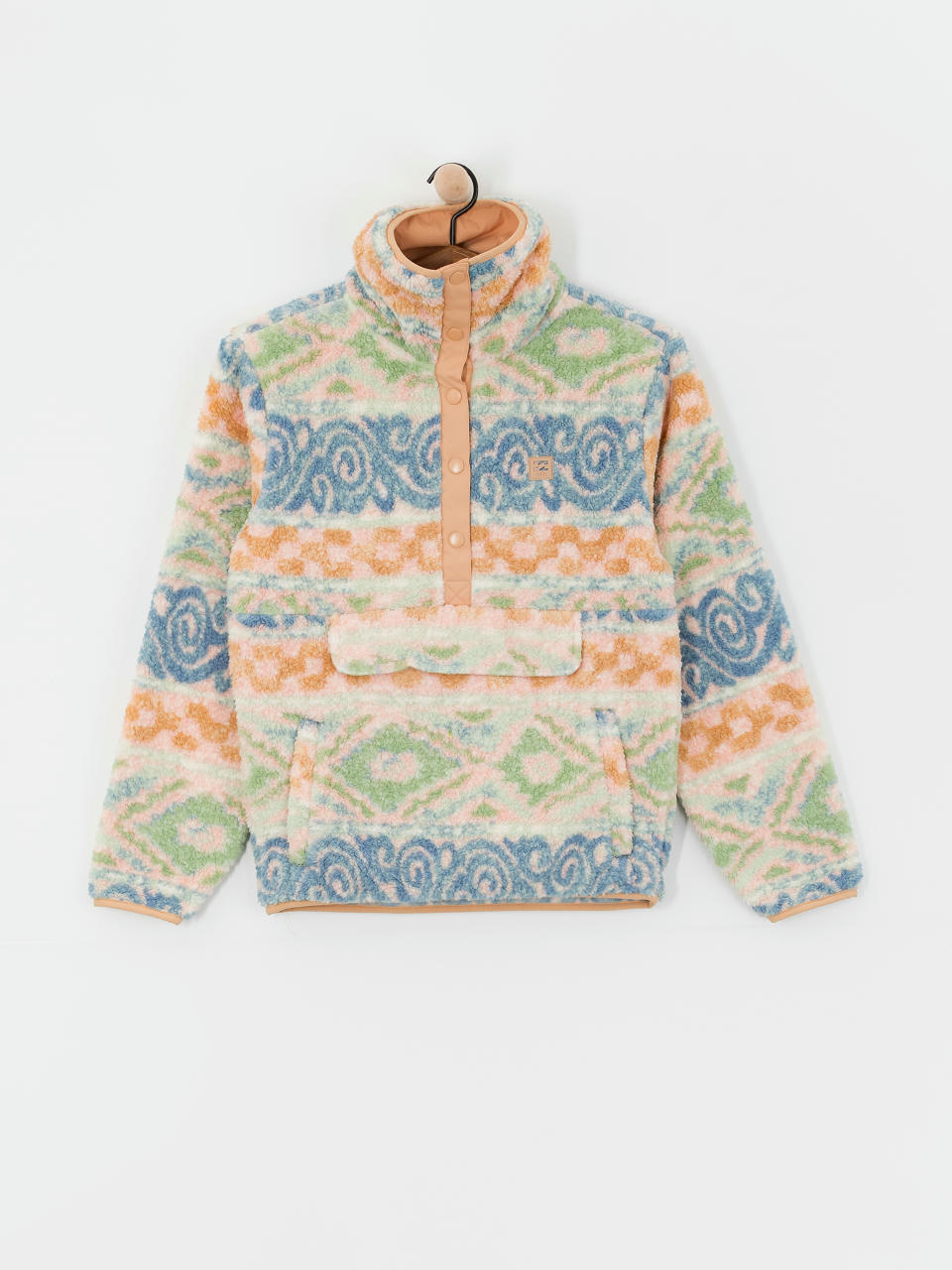 Damski Polar Billabong Switchback Pullover (blue haze)