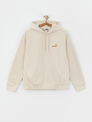 Bluza z kapturem Carhartt WIP American Script HD (moonbeam)