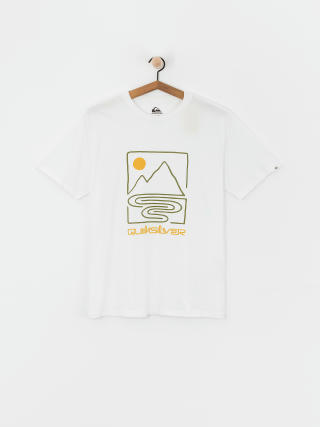 T-shirt Quiksilver Qs Outline Mountains (white)