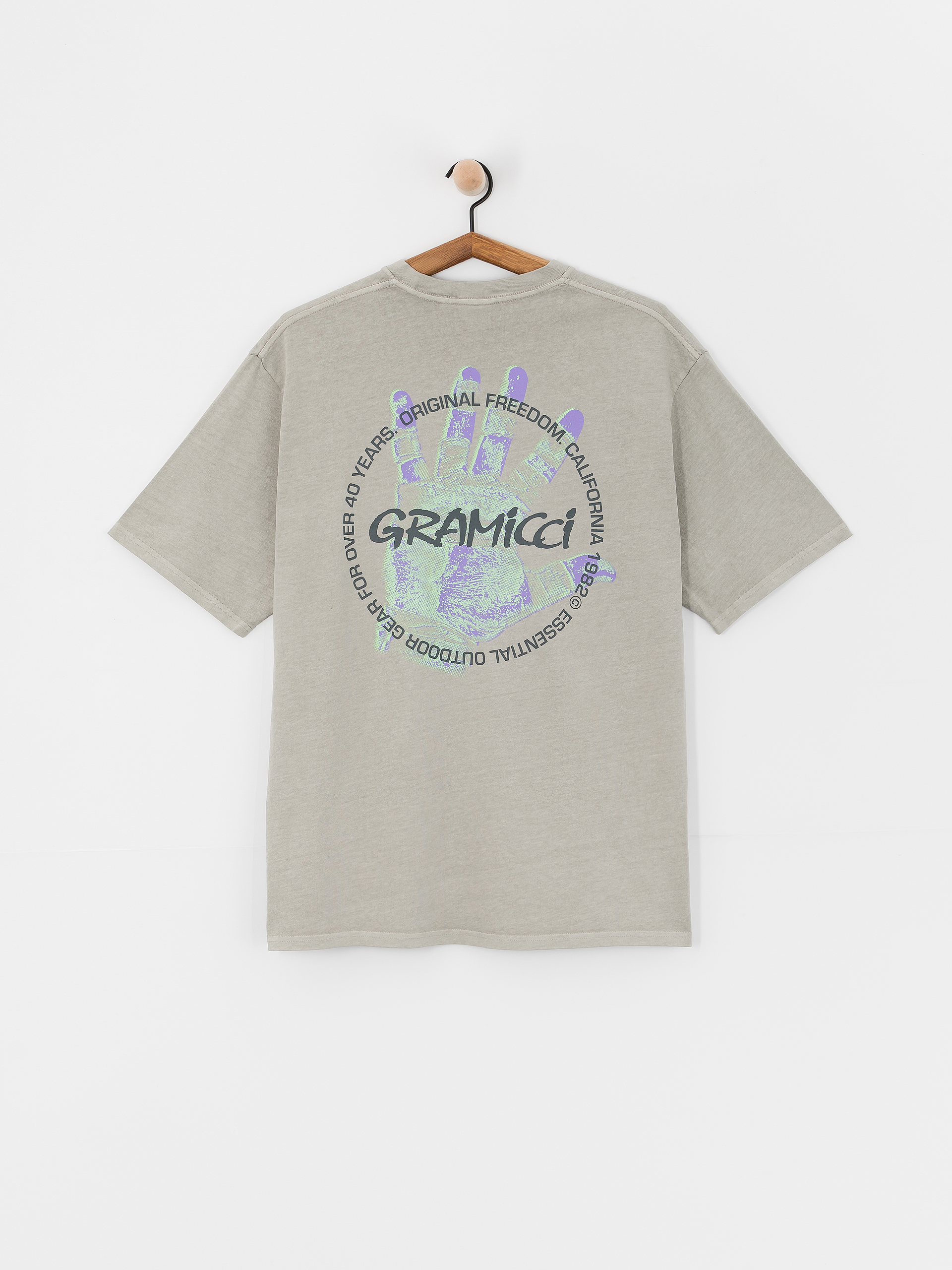 T-shirt Gramicci Climber’S Hand (pigment slate)