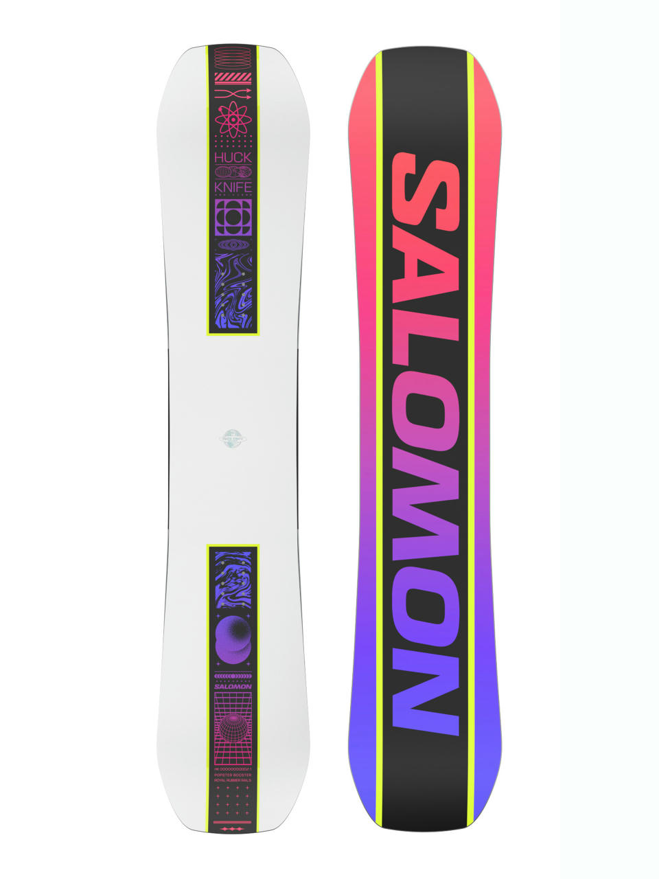 Męska Deska snowboardowa Salomon Huck Knife (white/black)