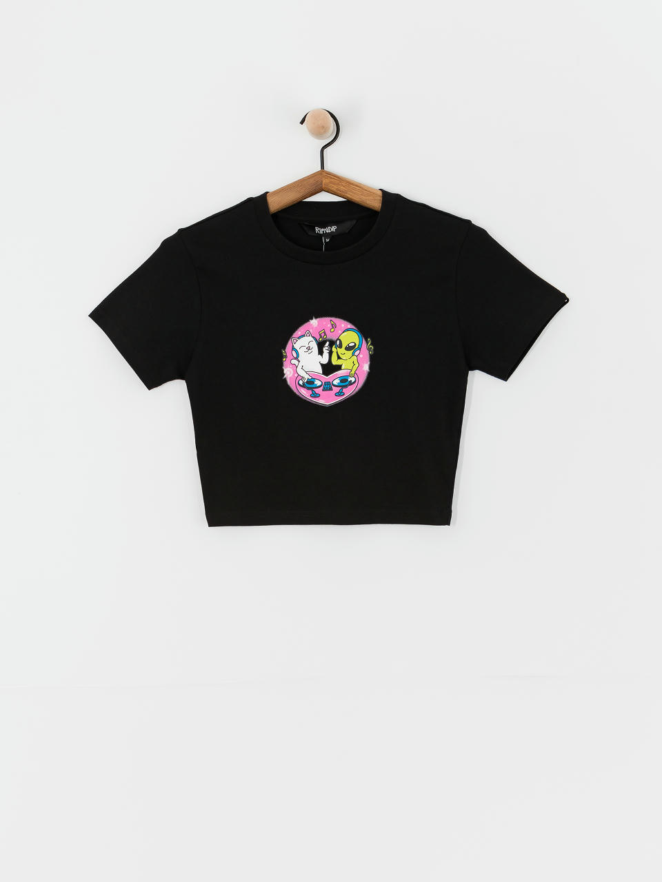 T-shirt RipNDip Love Is Ripndip Cropped Baby (black)